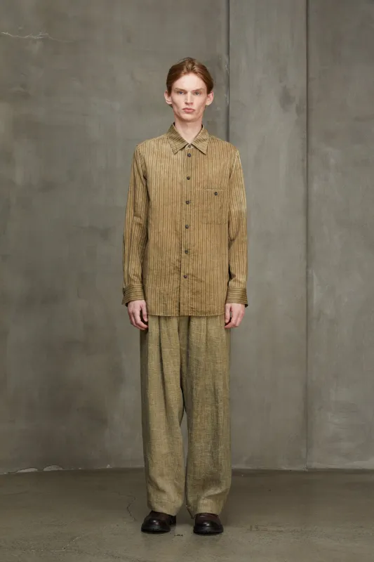 CALSSIC STRIPED SHIRT sold by ziggy chen