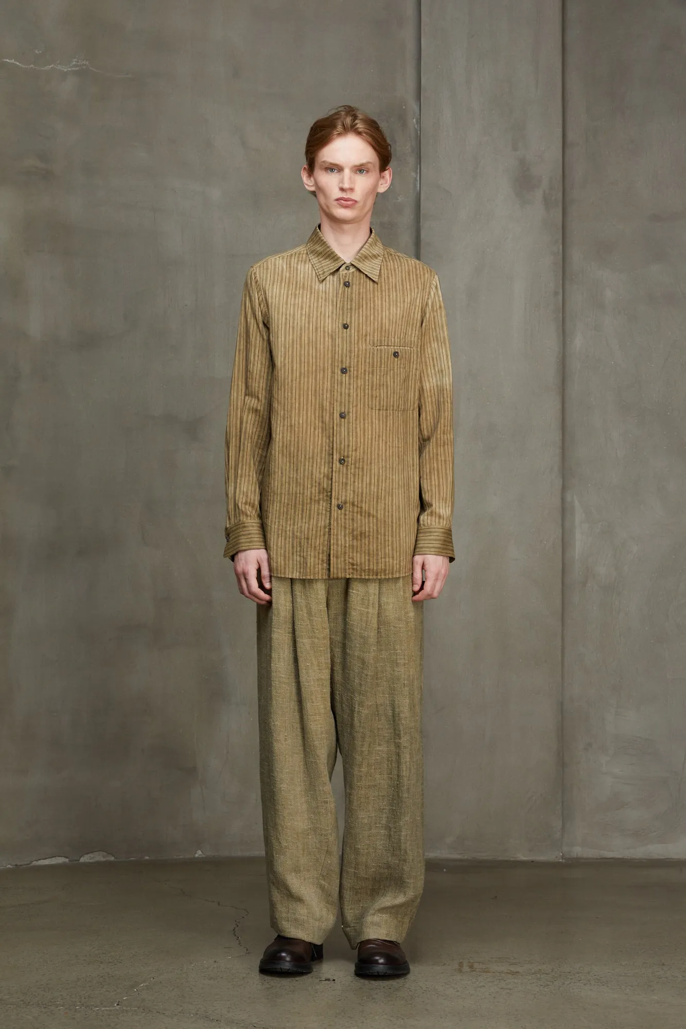 CALSSIC STRIPED SHIRT sold by ziggy chen