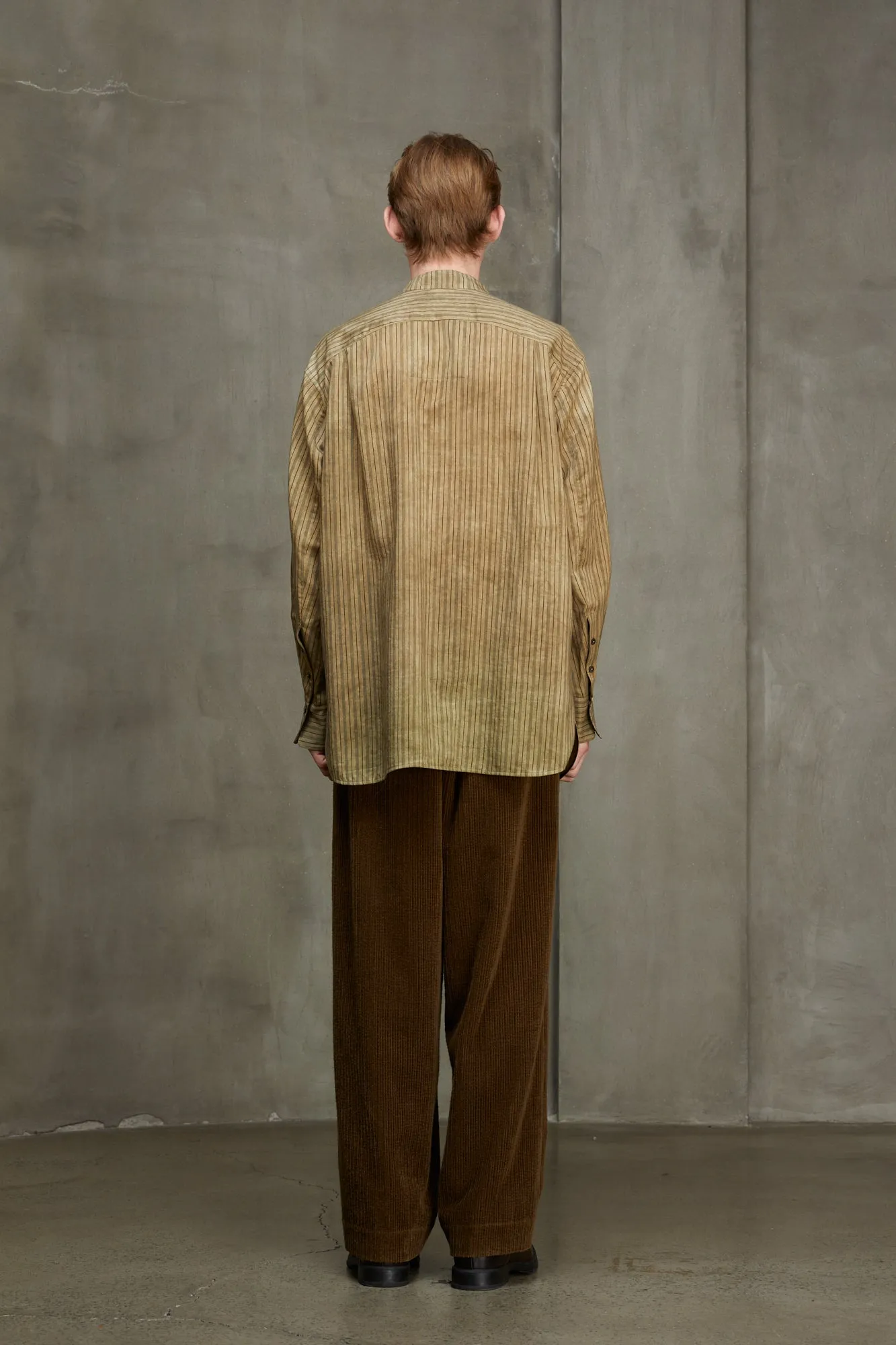 CALSSIC STRIPE PLEATED SHIRT sold by ziggy chen product image thumbnail 3