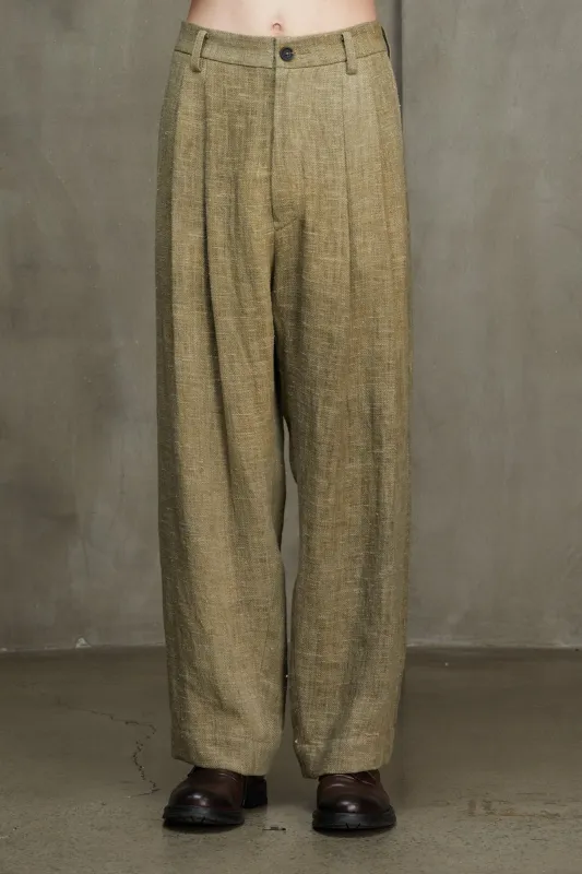 FRONT PLEAT TROUSERS sold by ziggy chen