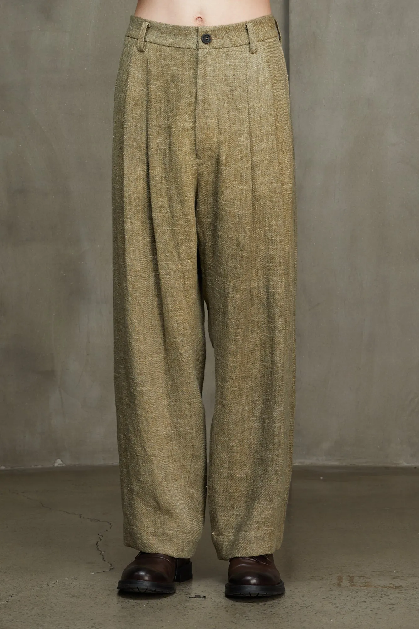 FRONT PLEAT TROUSERS sold by ziggy chen