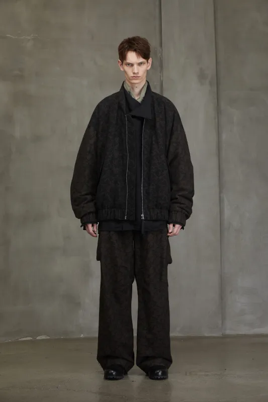 JAQUARD BOMBER DOWN JACKET sold by ziggy chen