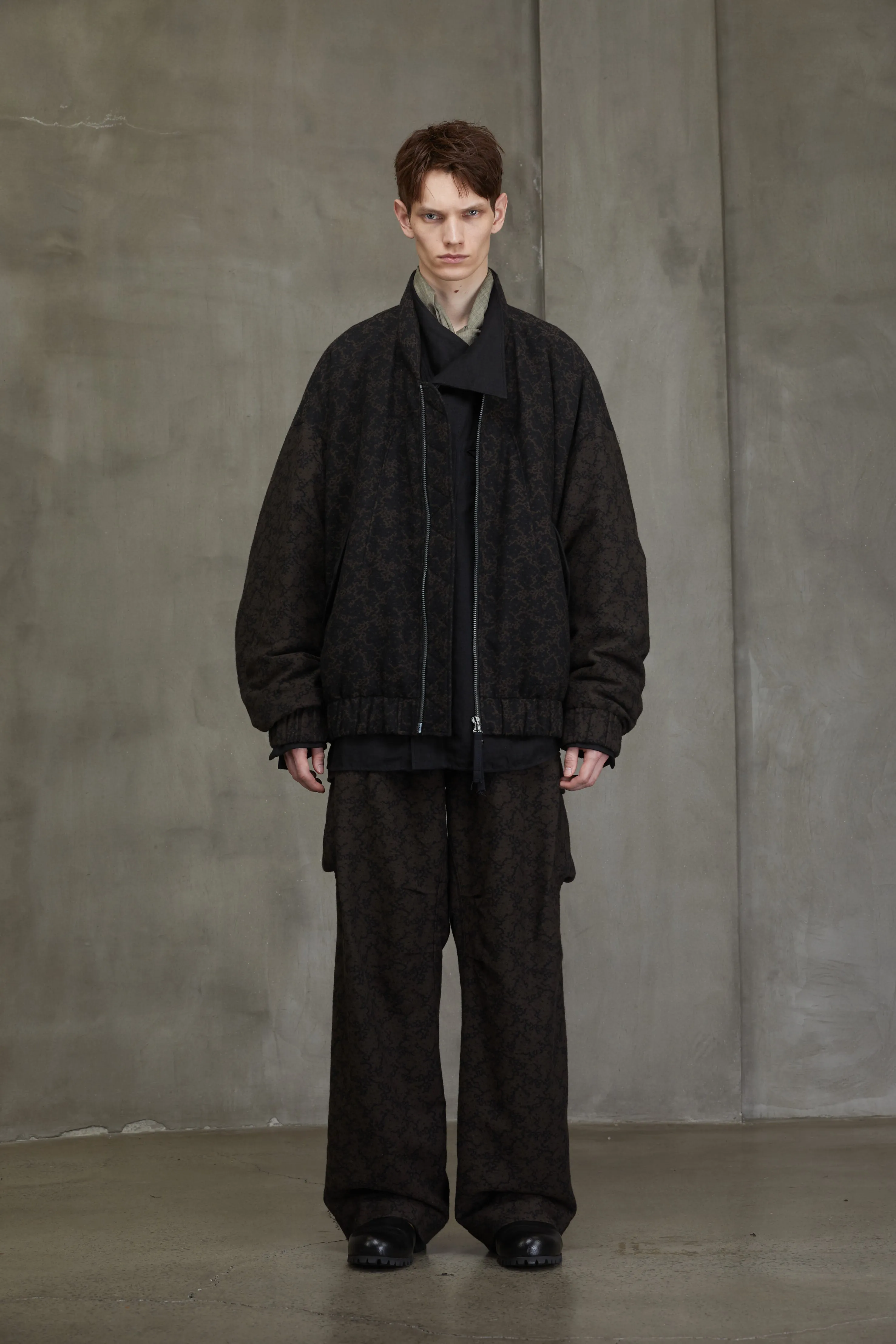 JAQUARD BOMBER DOWN JACKET sold by ziggy chen