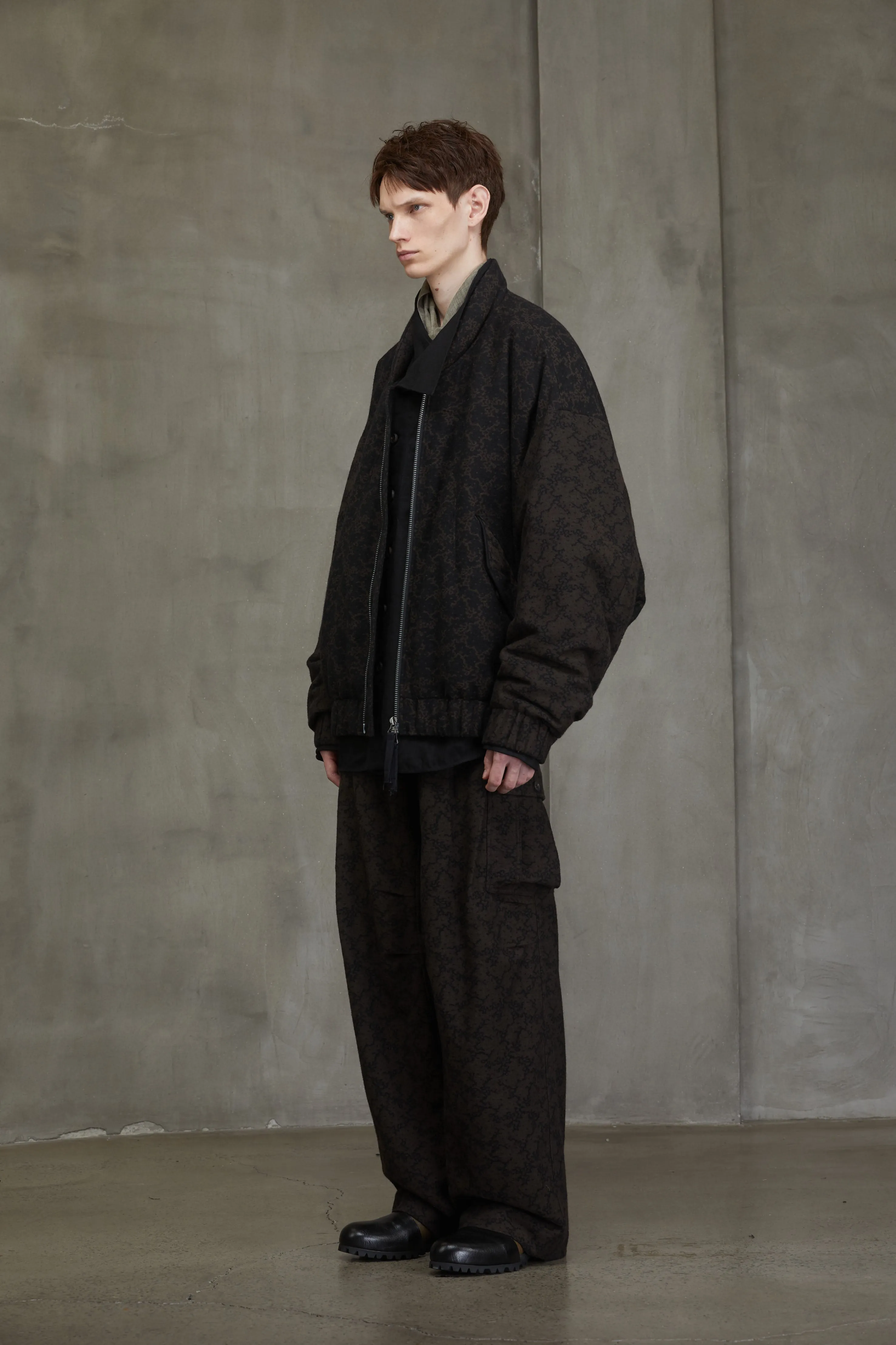 JAQUARD BOMBER DOWN JACKET sold by ziggy chen product image thumbnail 2