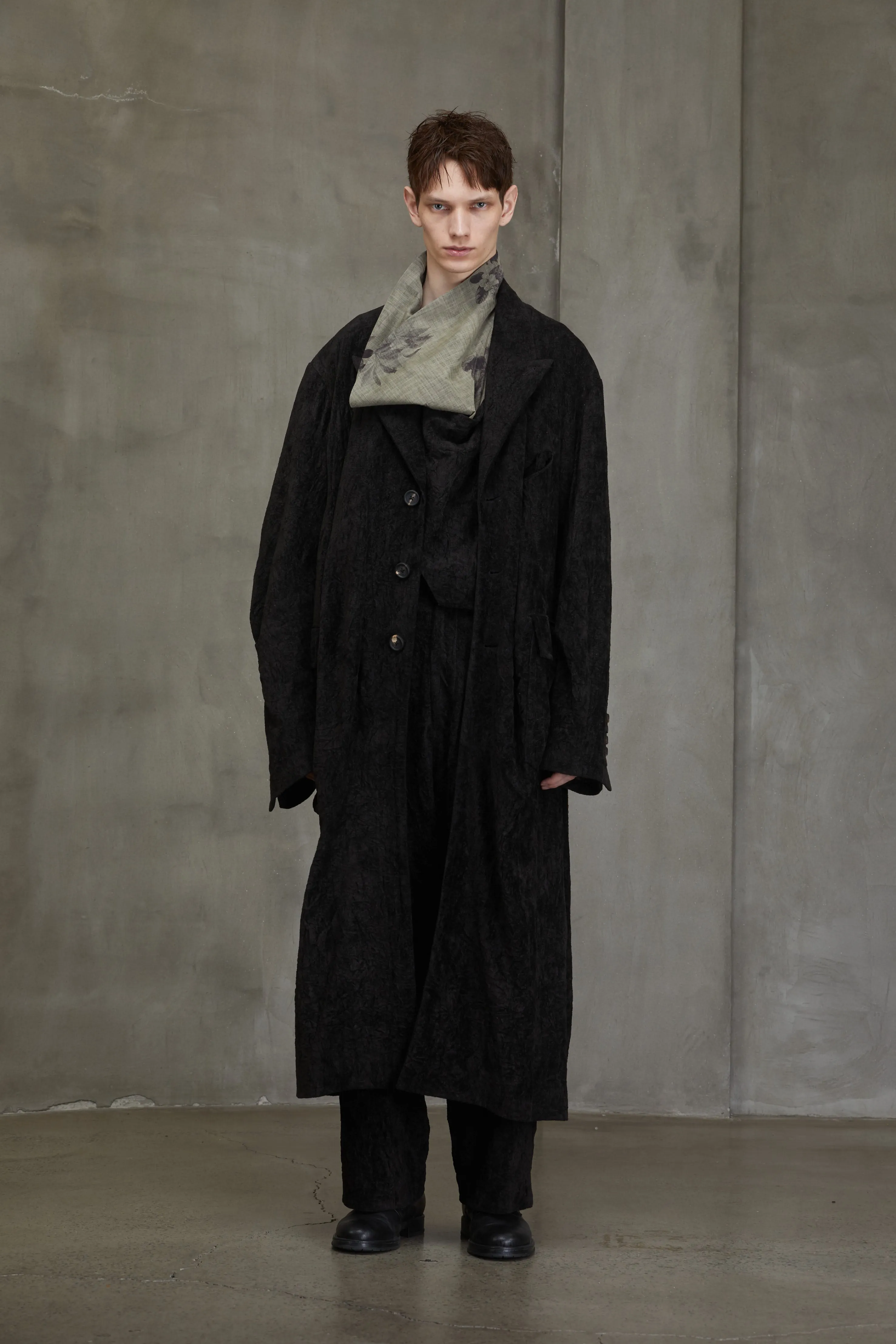 VELVET LUMPED COAT sold by ziggy chen