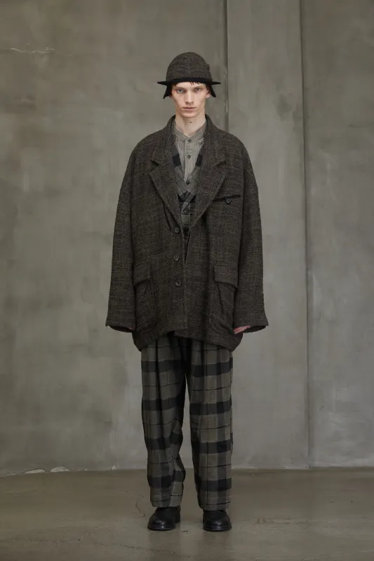 NOTCH COLLAR SHORT COAT sold by ziggy chen