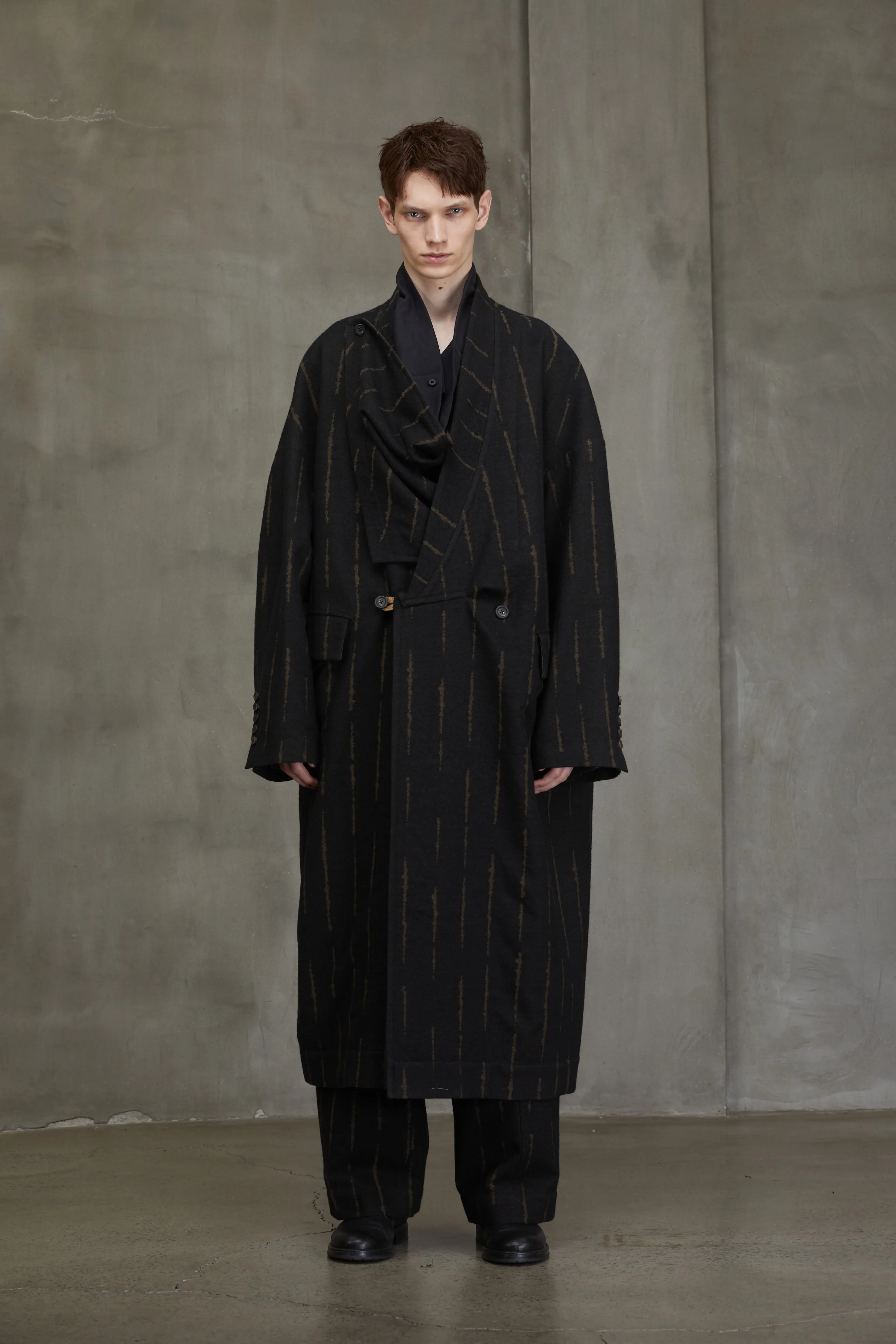 JACQUARD TRTENCH COAT sold by ziggy chen
