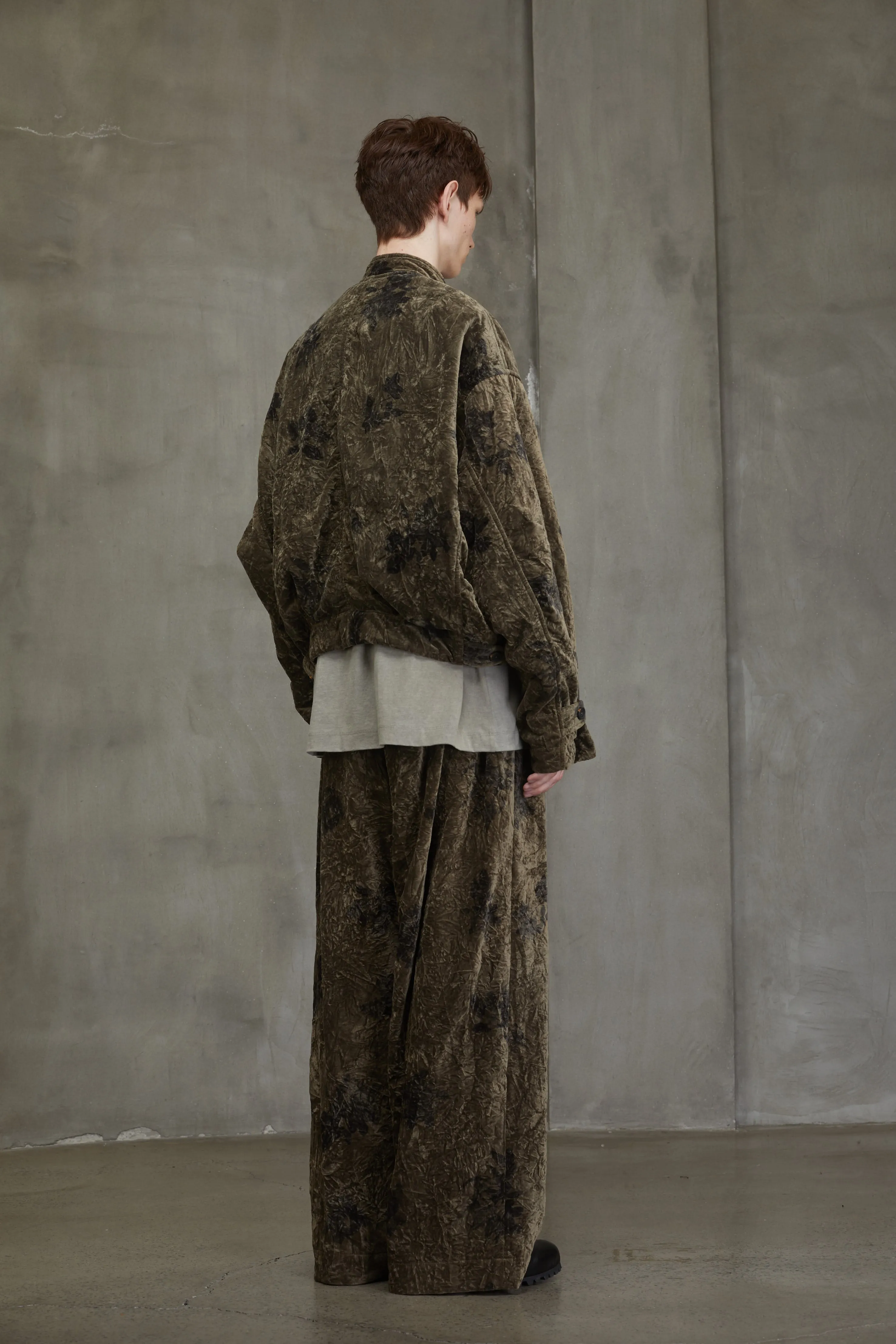 VELVET BOMBER JACKET sold by ziggy chen product image thumbnail 4