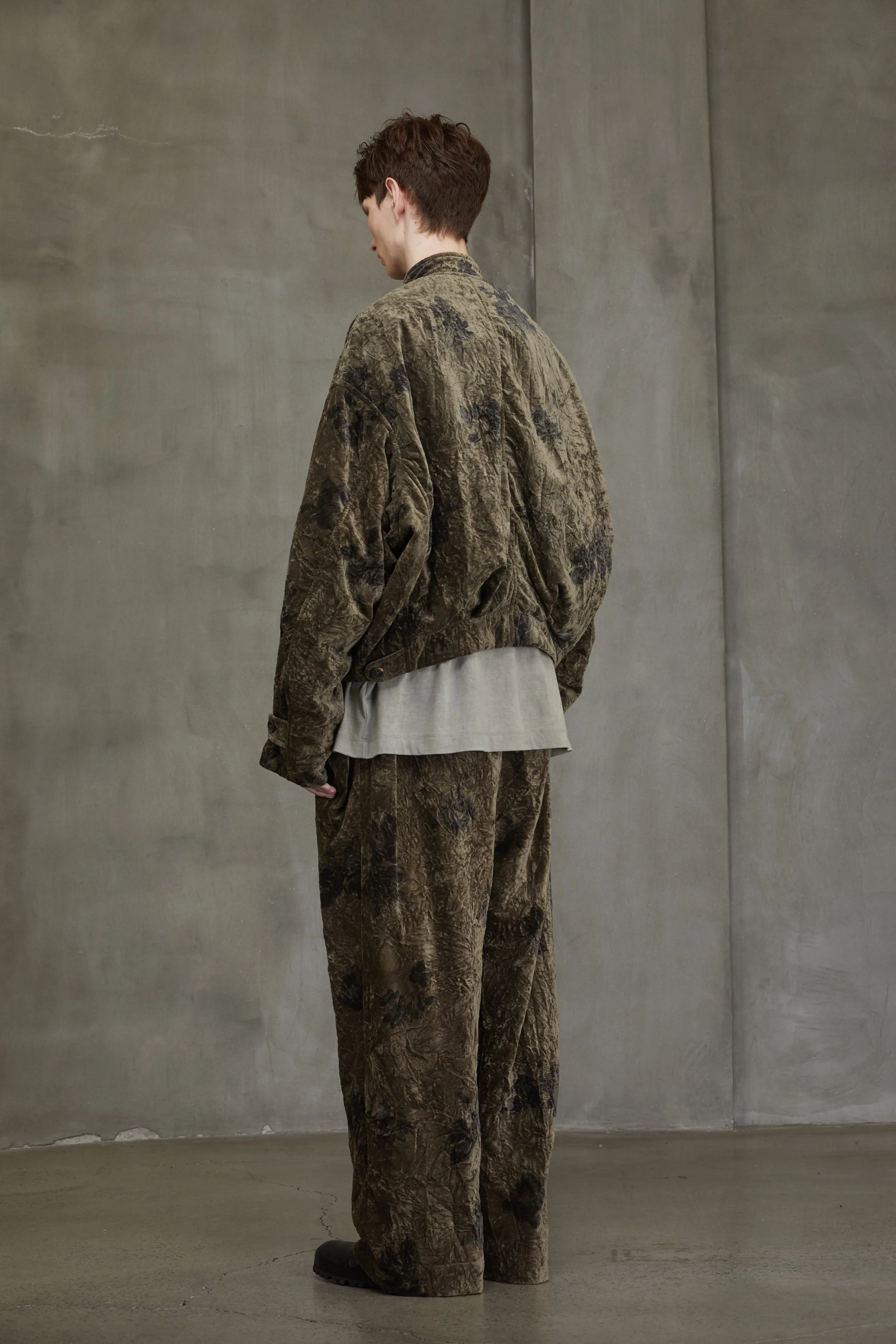 VELVET BOMBER JACKET sold by ziggy chen product image thumbnail 3