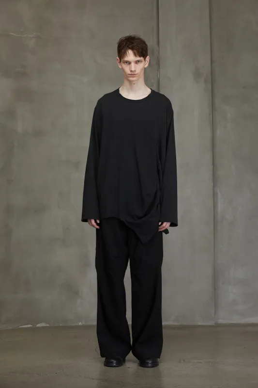 BACK PRINT LONG SLEEVE T-SHIRT sold by ziggy chen