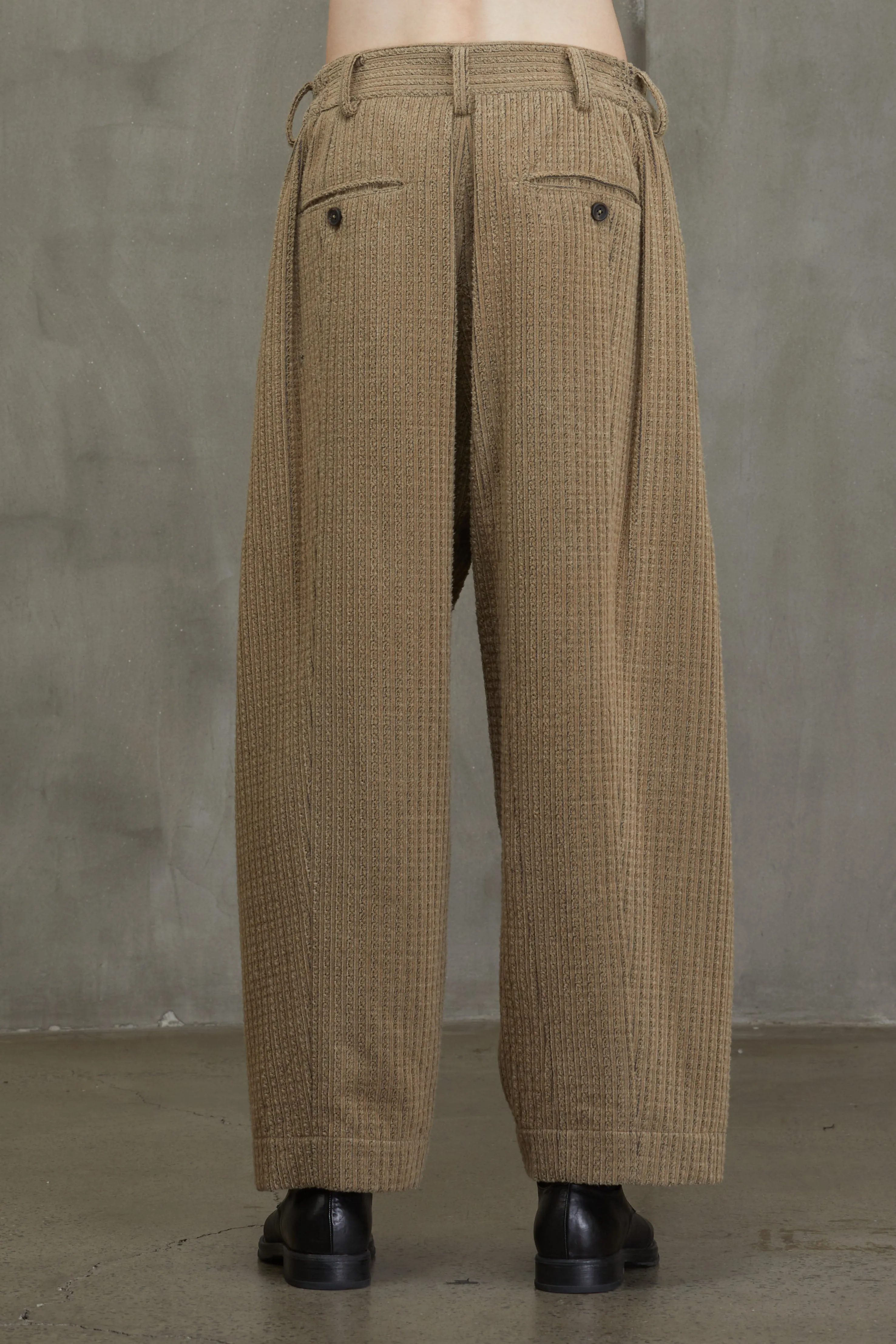 CORDUROY DROP CROTCH TROUSERS sold by ziggy chen product image thumbnail 4