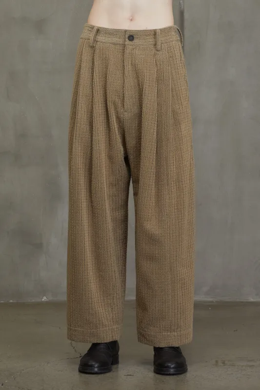 CORDUROY DROP CROTCH TROUSERS sold by ziggy chen