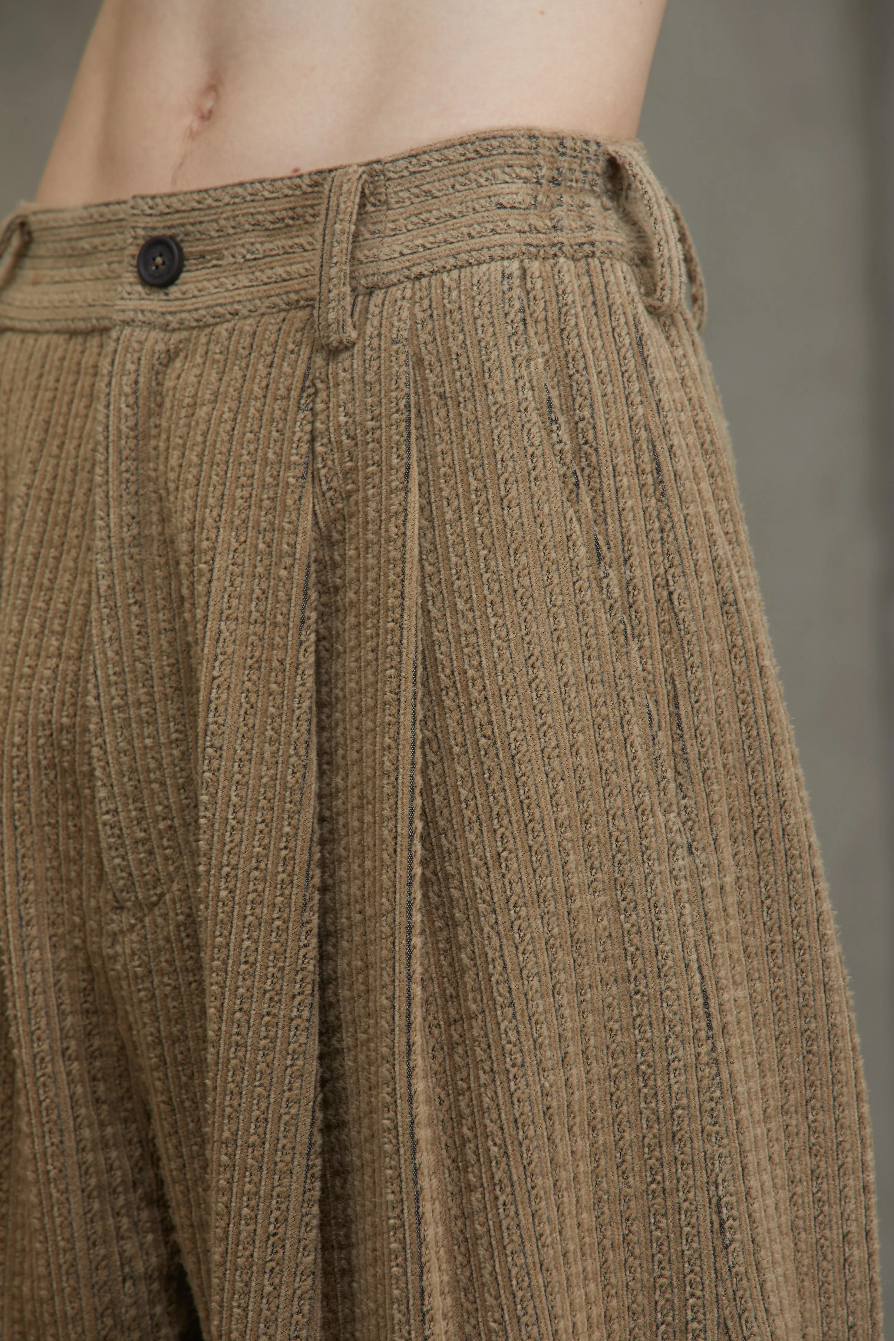 CORDUROY DROP CROTCH TROUSERS sold by ziggy chen product image thumbnail 5