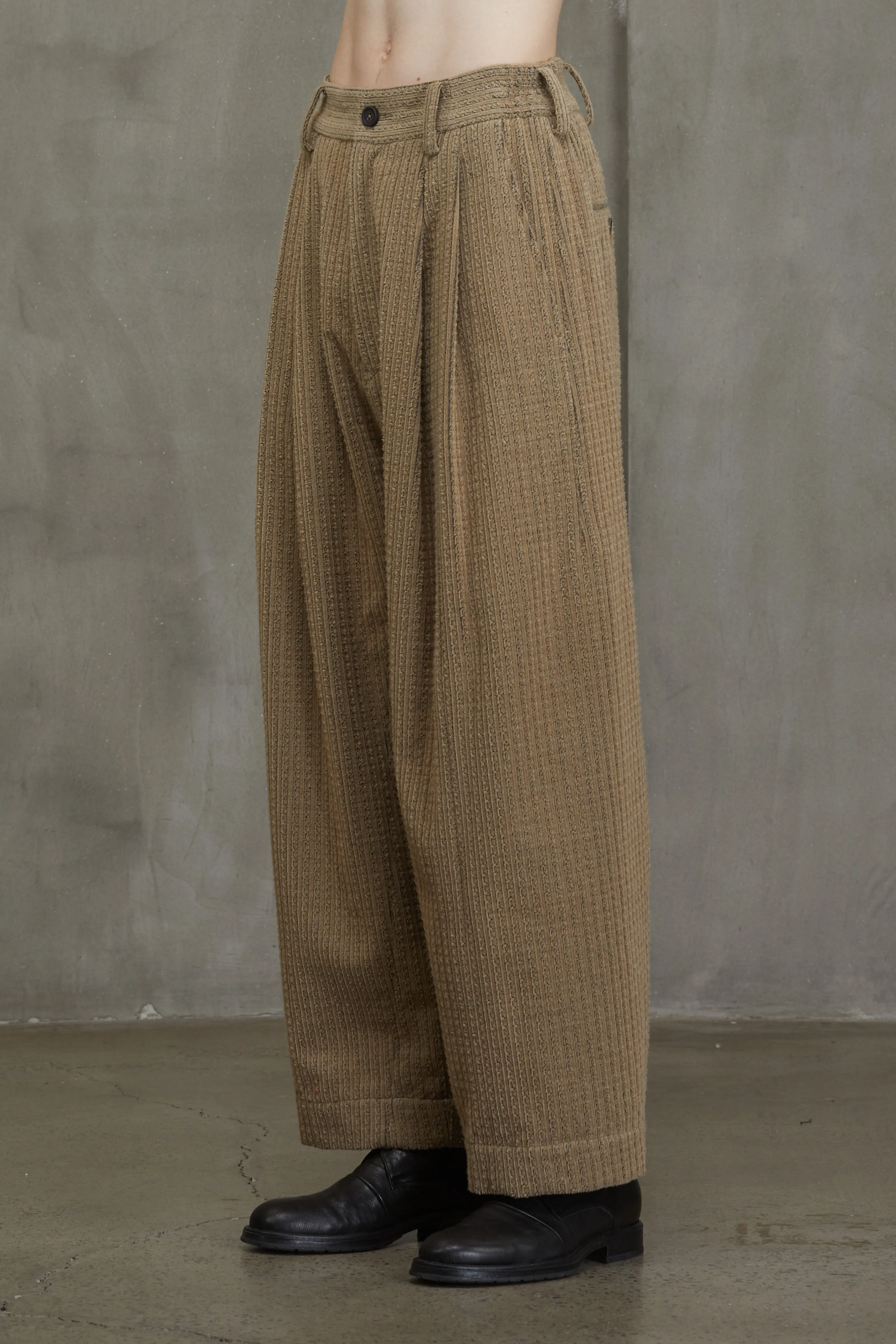 CORDUROY DROP CROTCH TROUSERS sold by ziggy chen product image thumbnail 2
