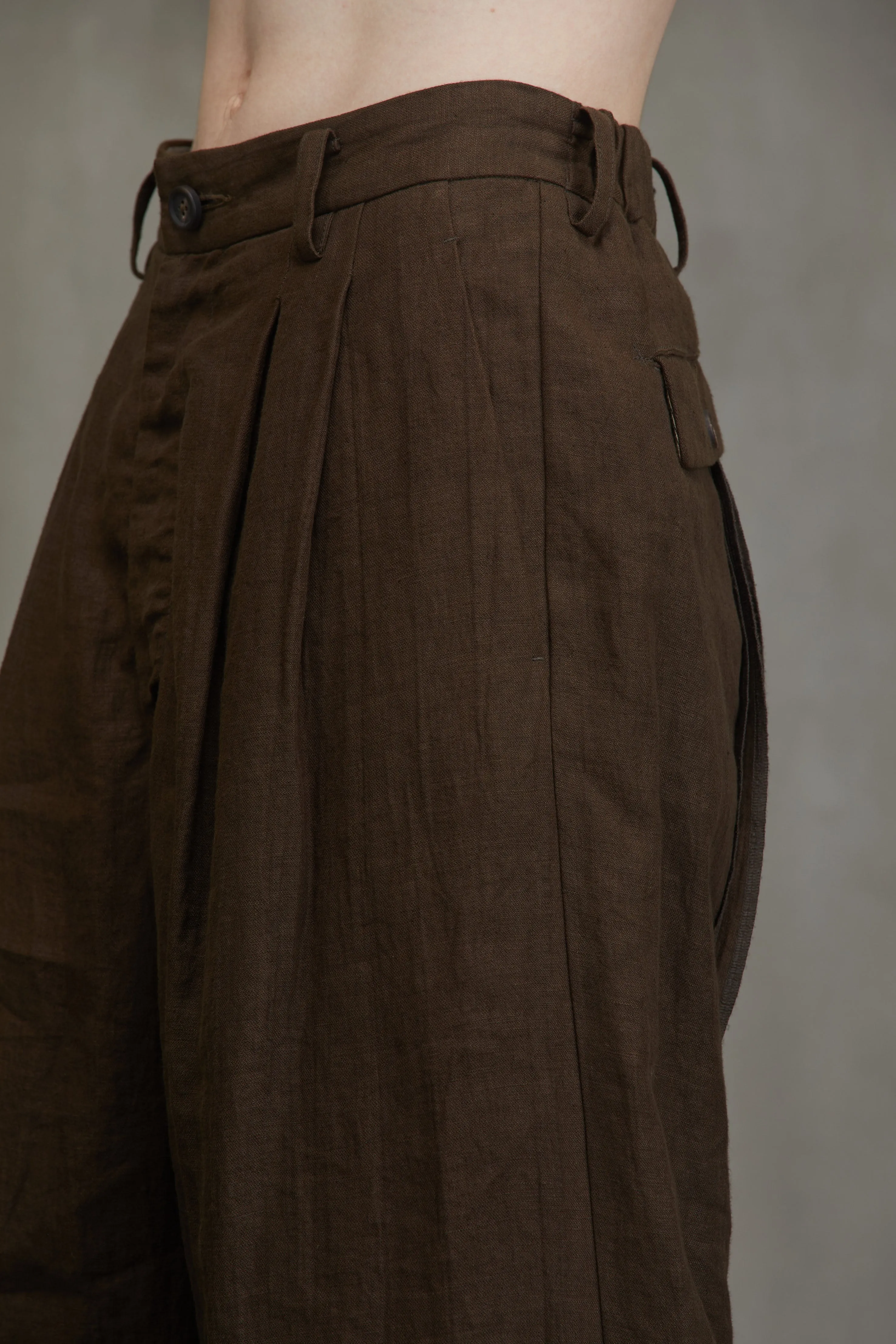 PLEATED WIDE LEG TROUSERS sold by ziggy chen product image thumbnail 5