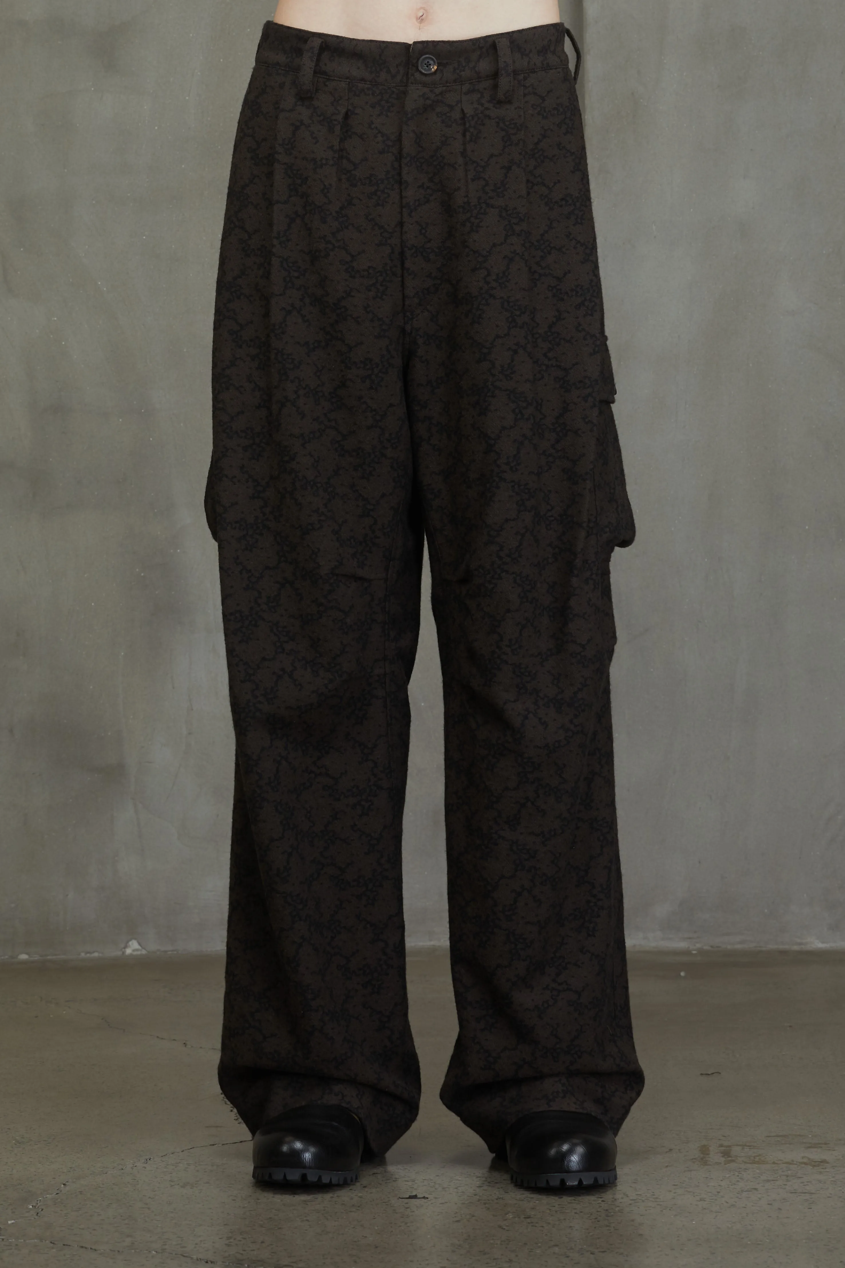 JACQUARD CARGOS PANTS sold by ziggy chen