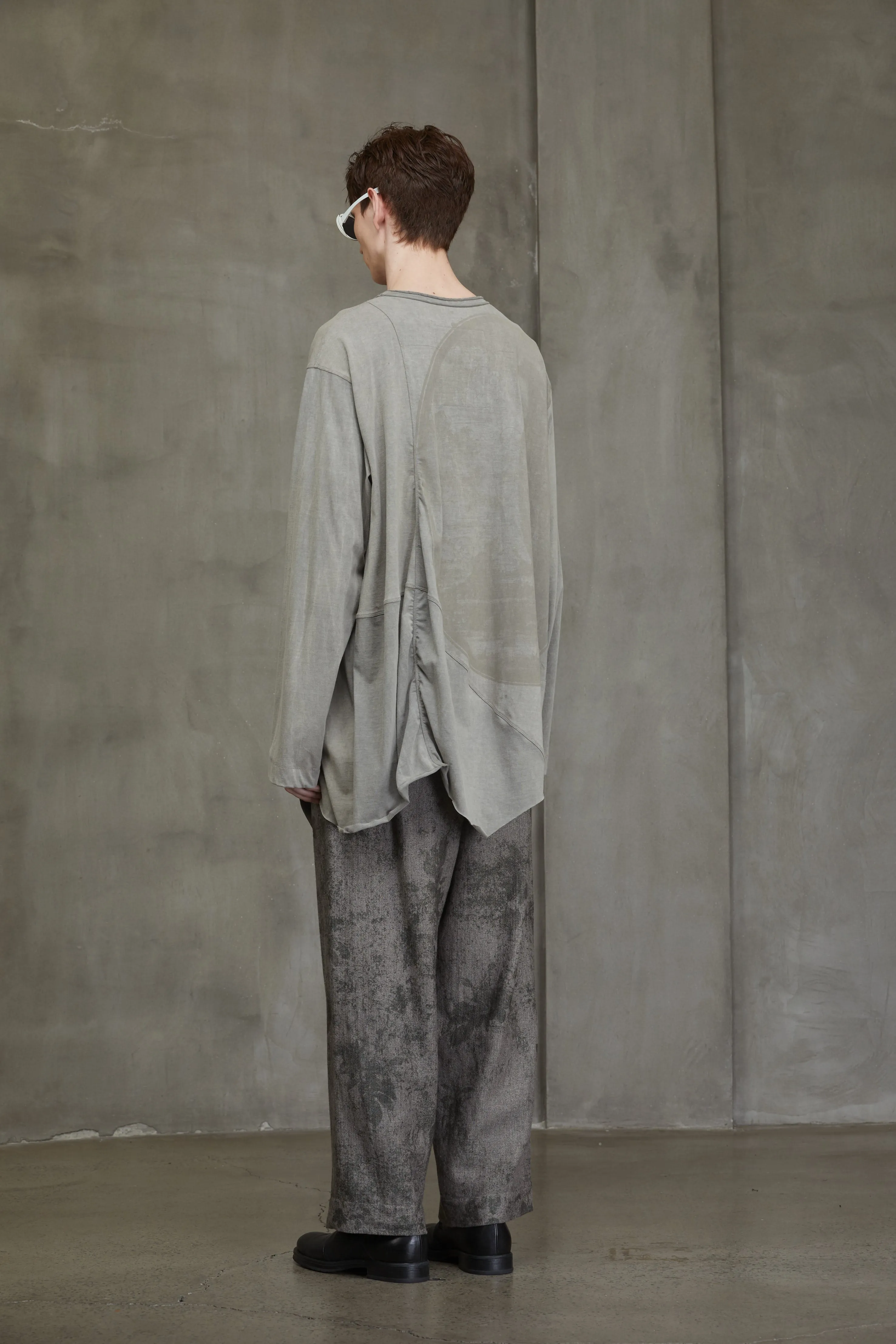 BACK PRINT LONG SLEEVE T-SHIRT sold by ziggy chen product image thumbnail 3