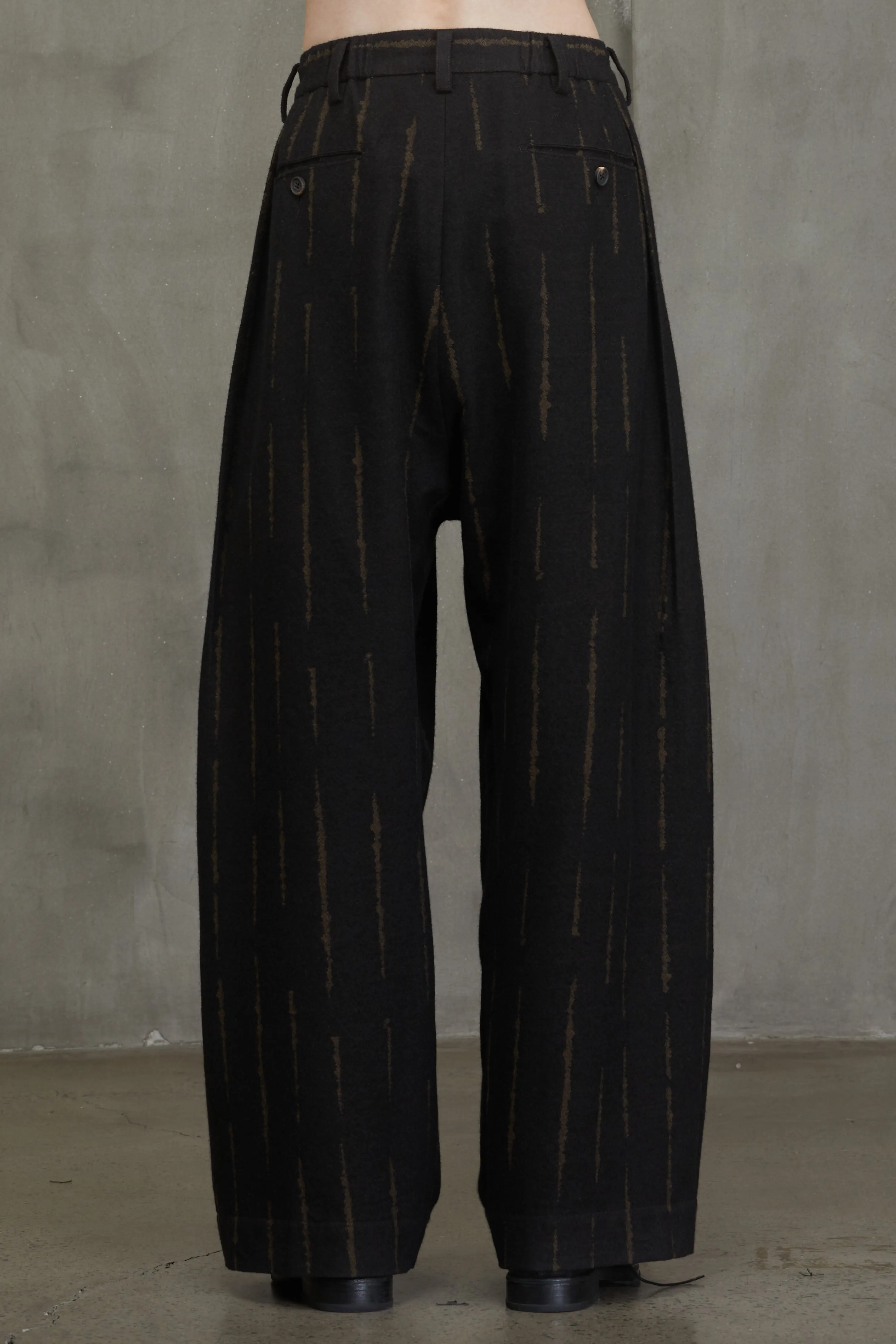 JACQUARD WIDE LEG TROUSERS sold by ziggy chen product image thumbnail 4