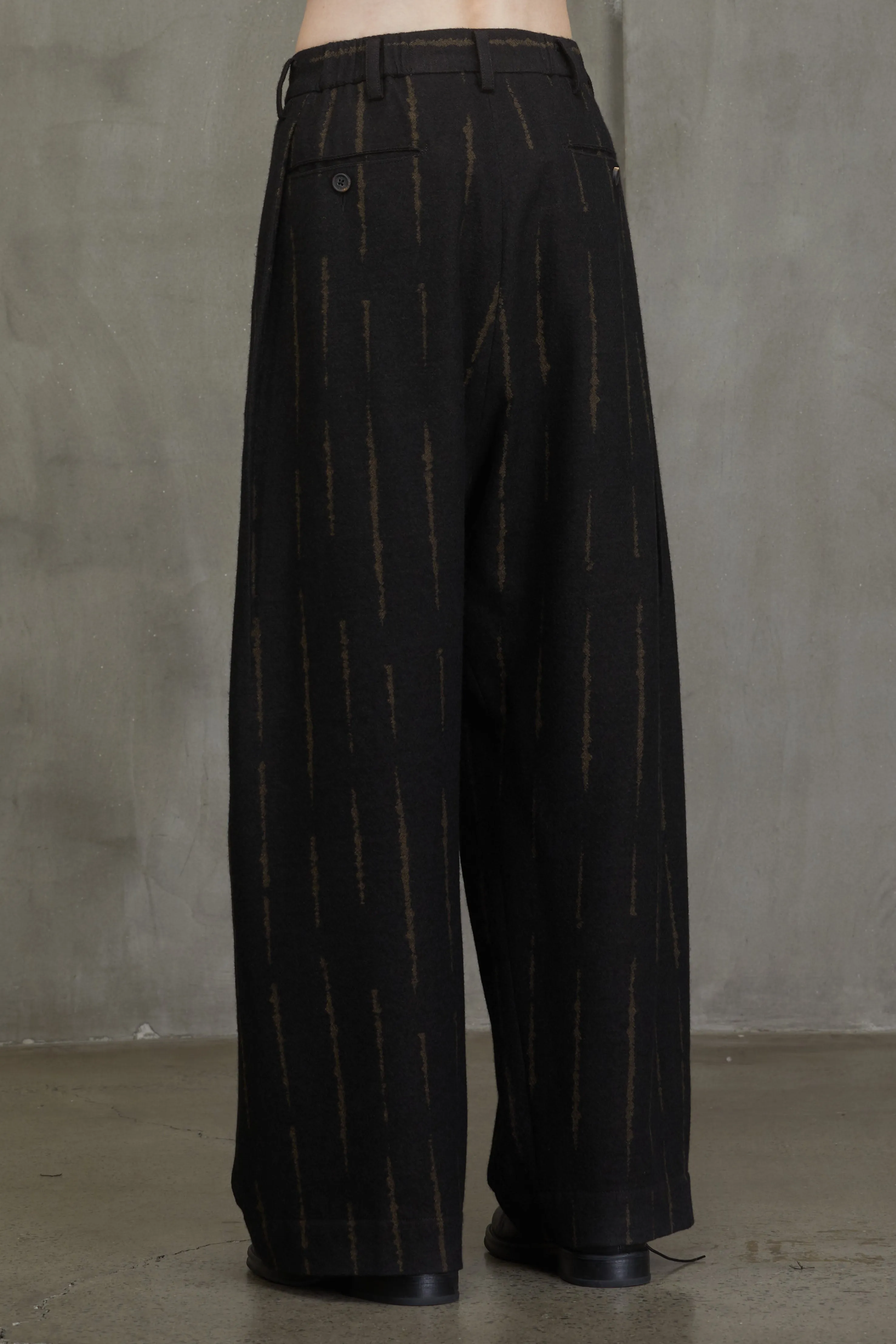 JACQUARD WIDE LEG TROUSERS sold by ziggy chen product image thumbnail 3