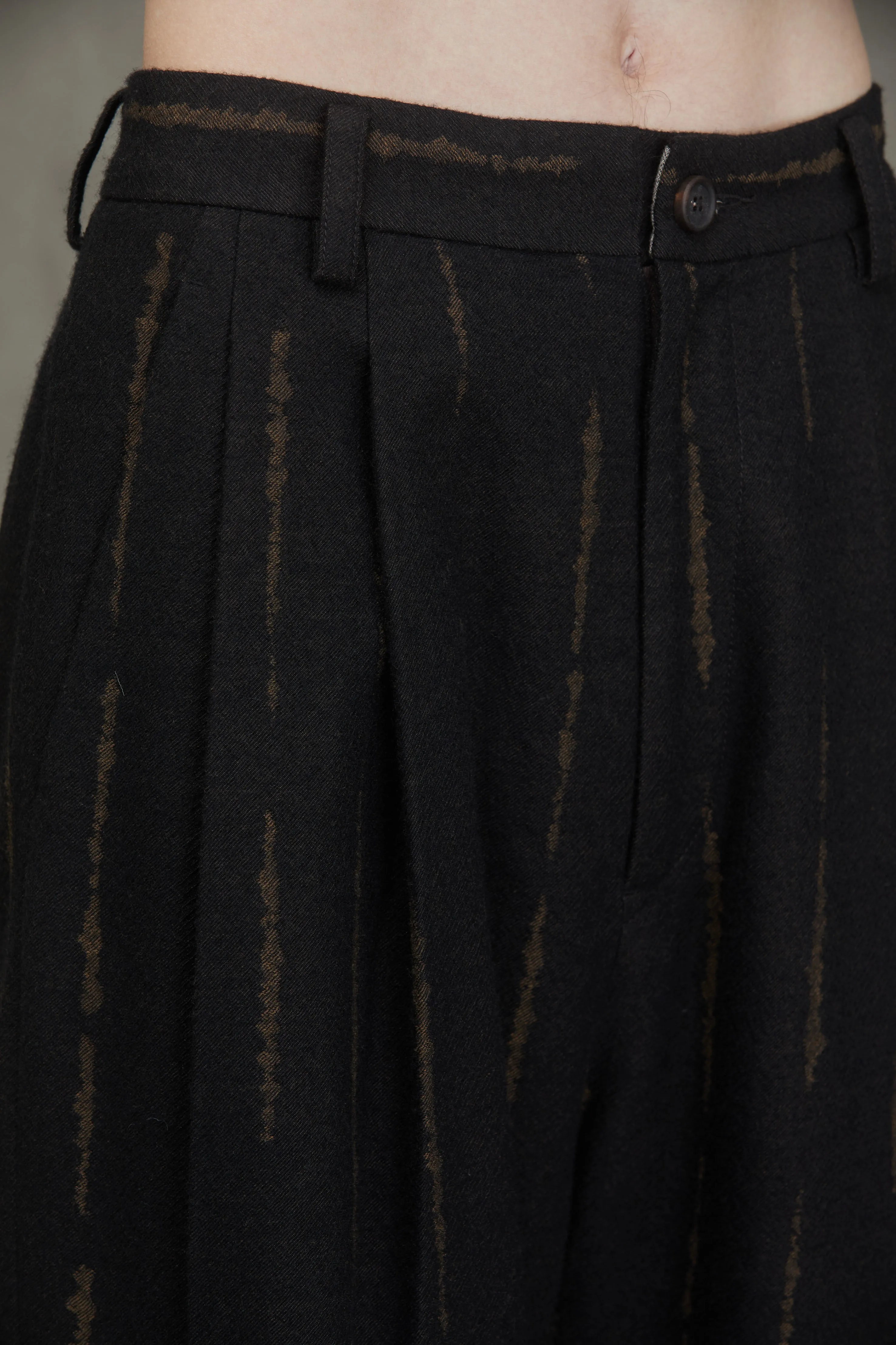JACQUARD WIDE LEG TROUSERS sold by ziggy chen product image thumbnail 5