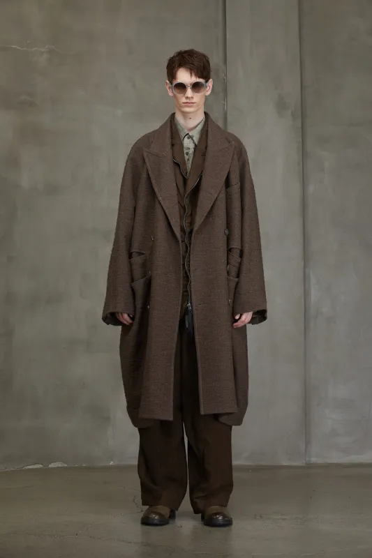 OVERSIZED DOUBLE-BREAST COAT sold by ziggy chen