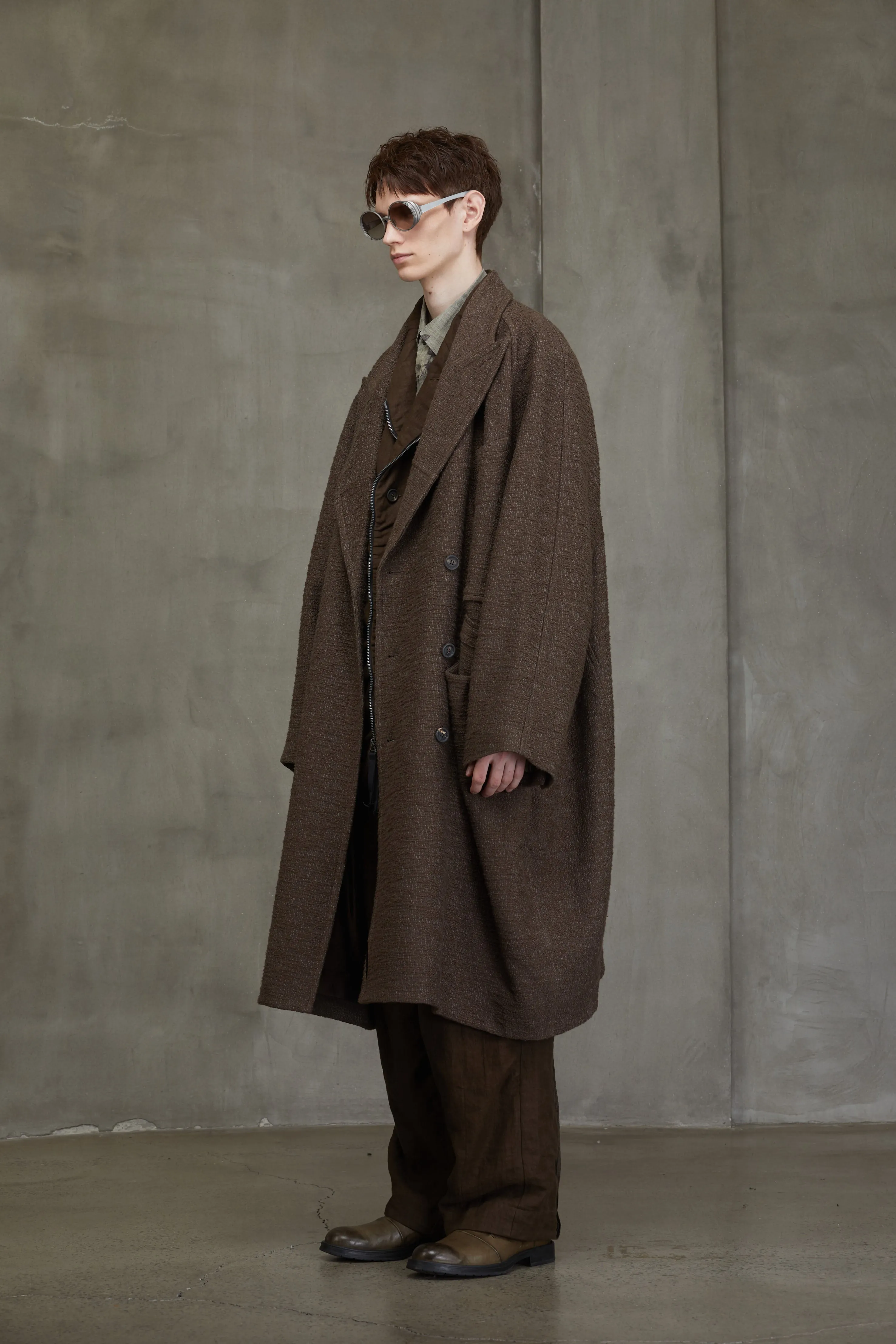 OVERSIZED DOUBLE-BREAST COAT sold by ziggy chen product image thumbnail 2