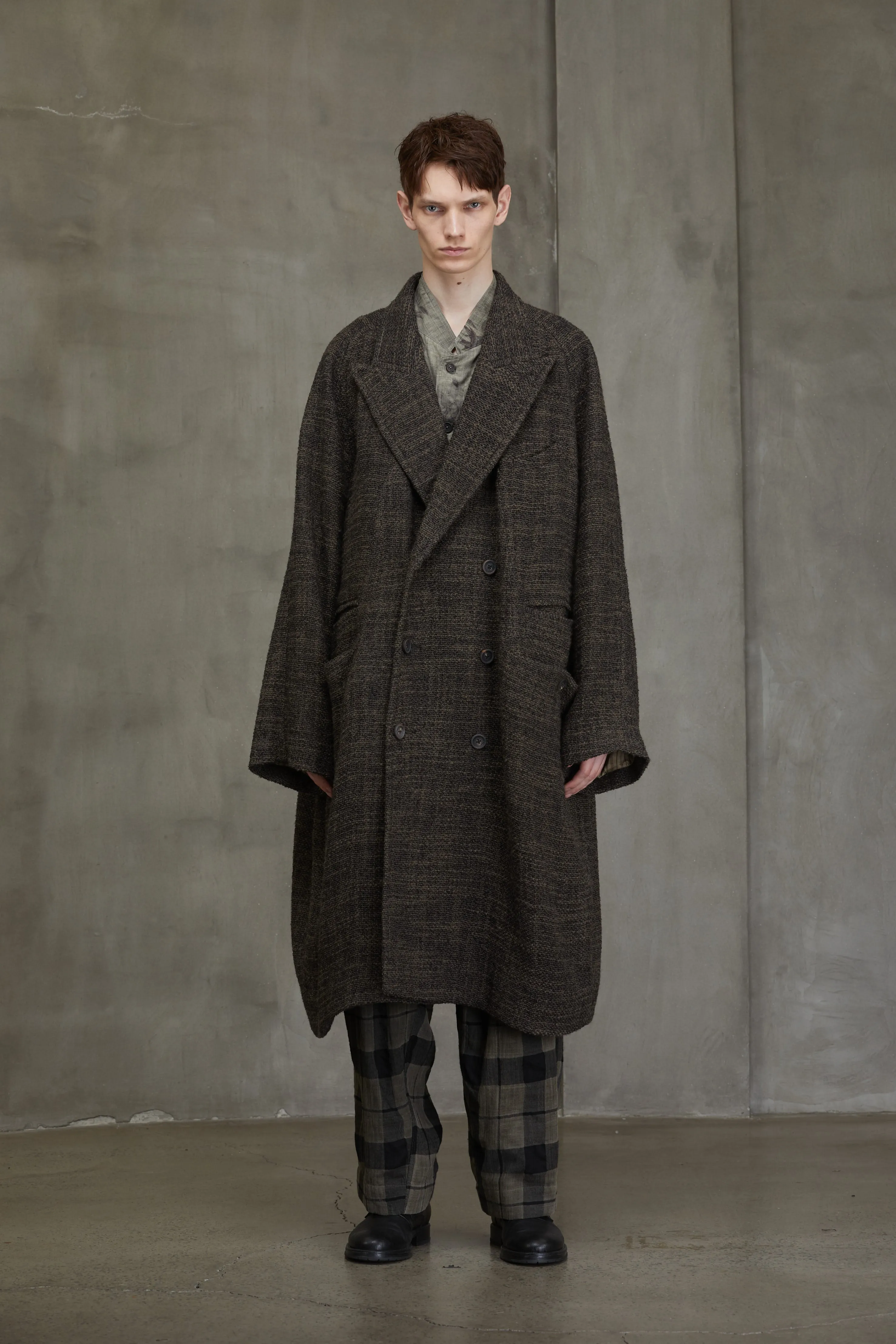 OVERSIZED DOUBLE-BREAST COAT sold by ziggy chen