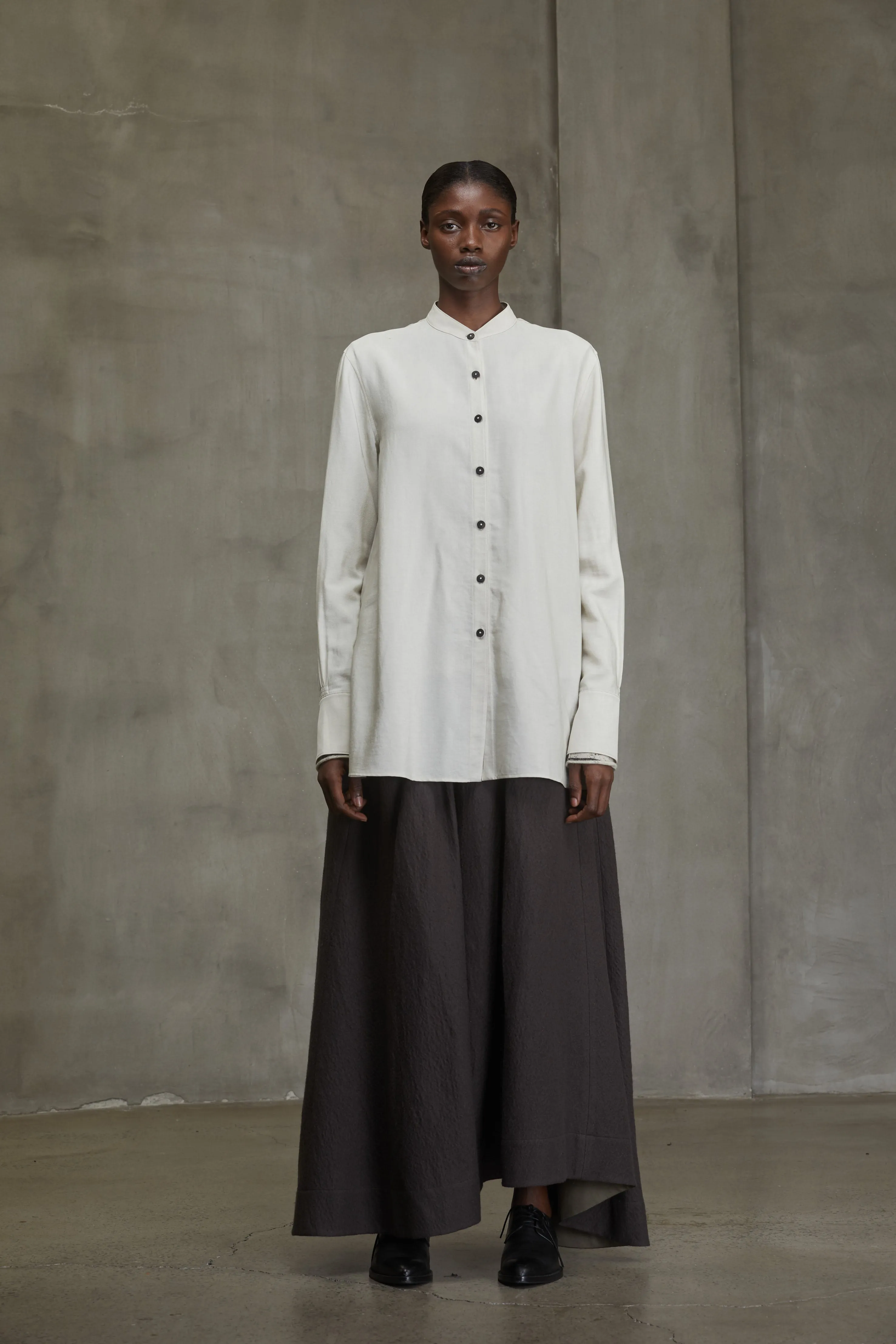 CLASSIC STAND COLLAR SHIRT sold by ziggy chen