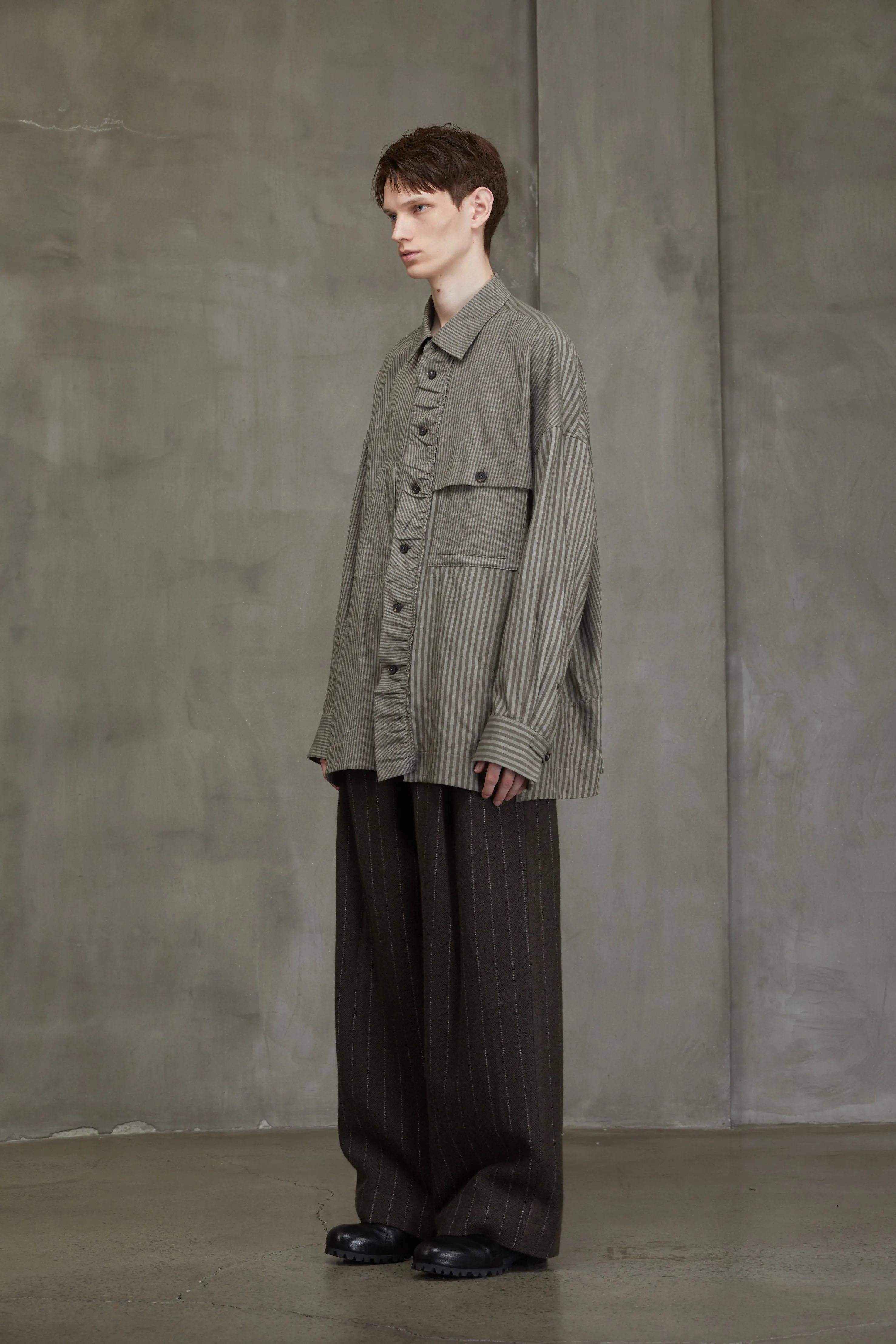 OVERSIZED STRIPED SHIRT sold by ziggy chen product image thumbnail 2