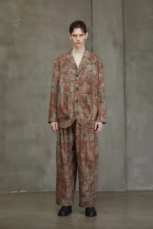 DIGITAL PRINT LUMPED JACKET sold by ziggy chen