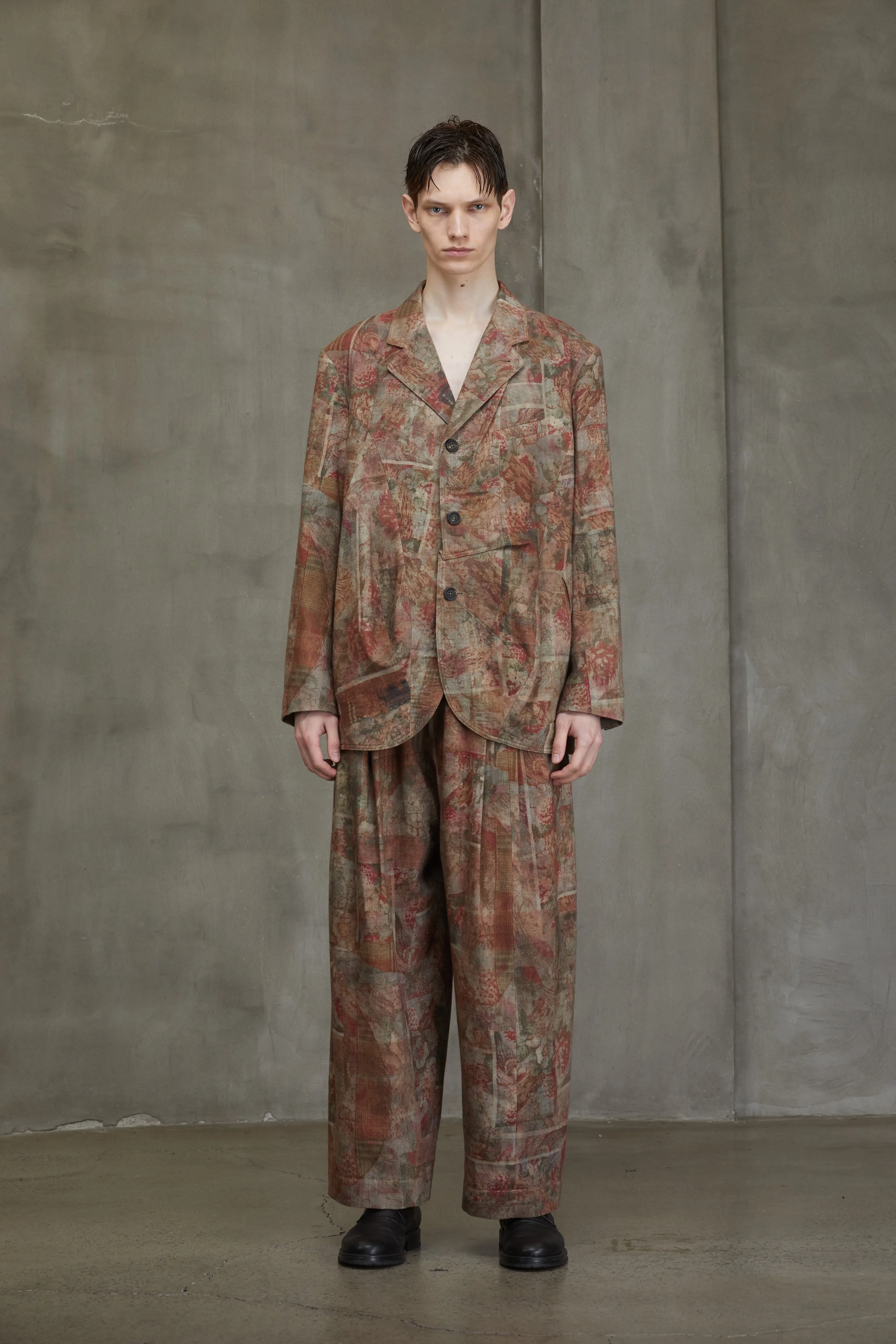 DIGITAL PRINT LUMPED JACKET sold by ziggy chen