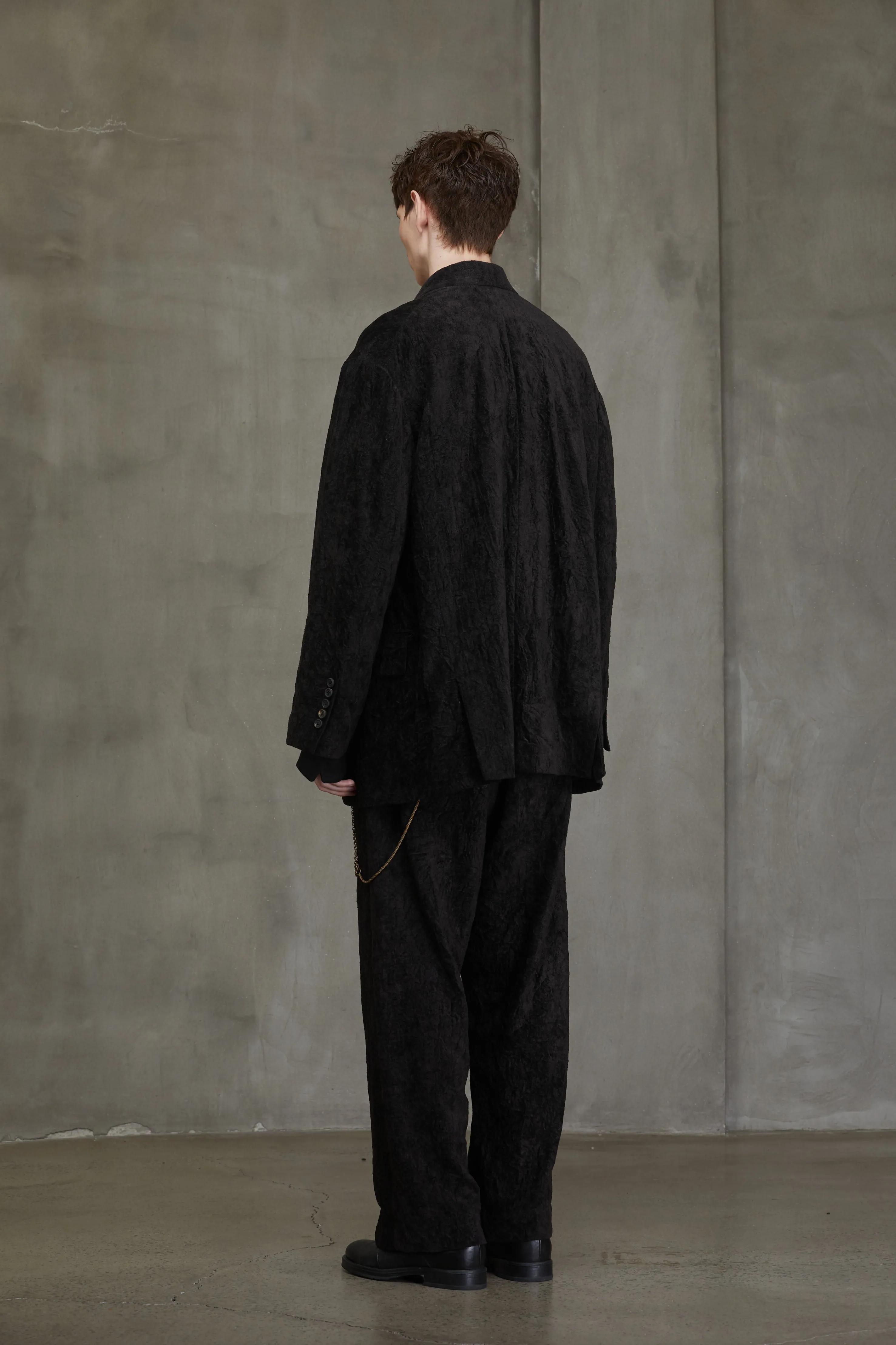 VELVET SHORT ROBE JACKET sold by ziggy chen product image thumbnail 3