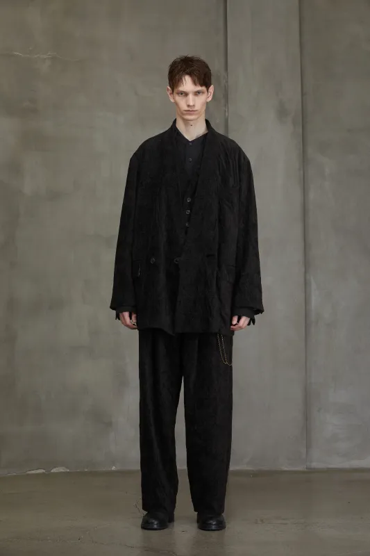 VELVET SHORT ROBE JACKET made by ziggy chen