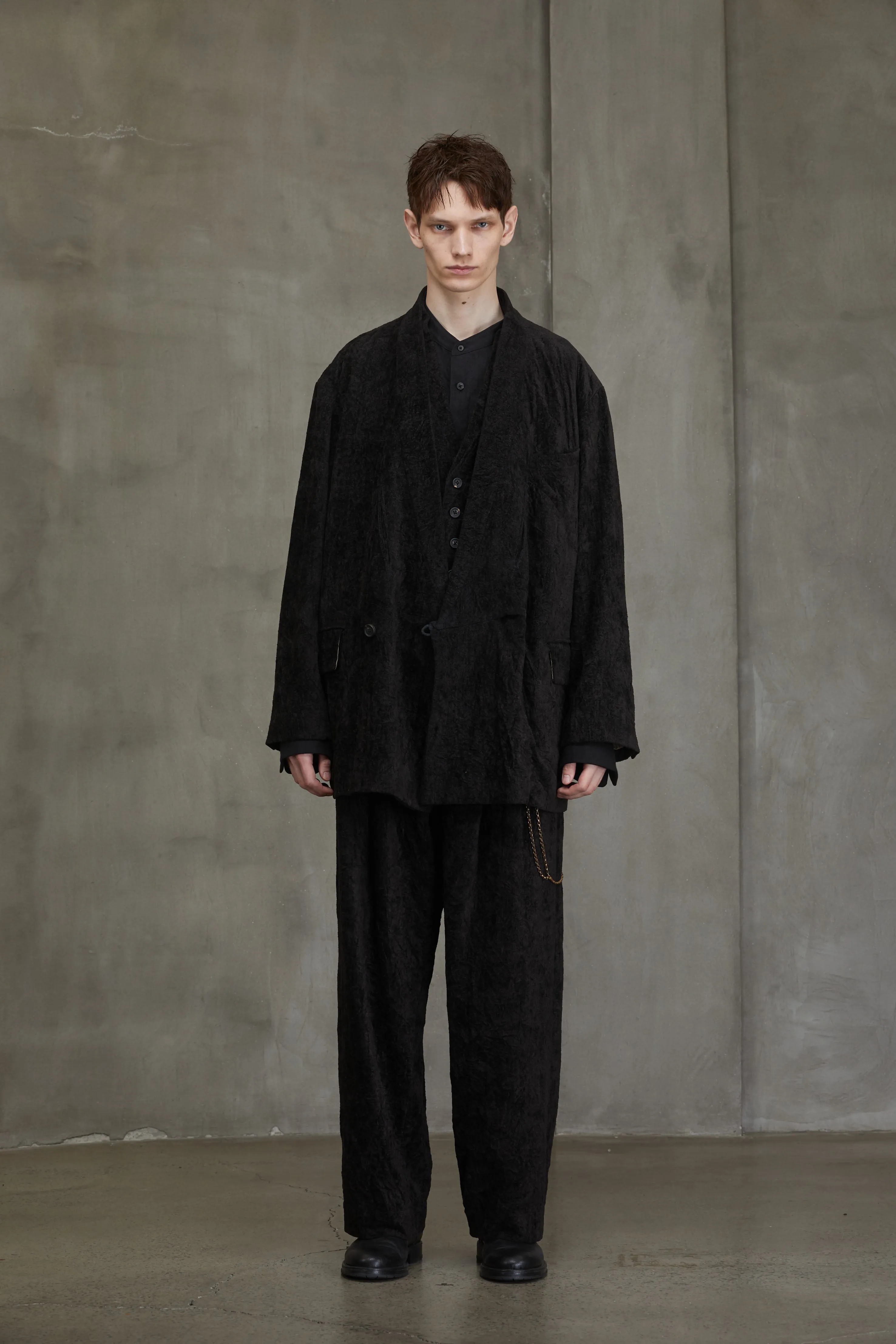 VELVET SHORT ROBE JACKET sold by ziggy chen