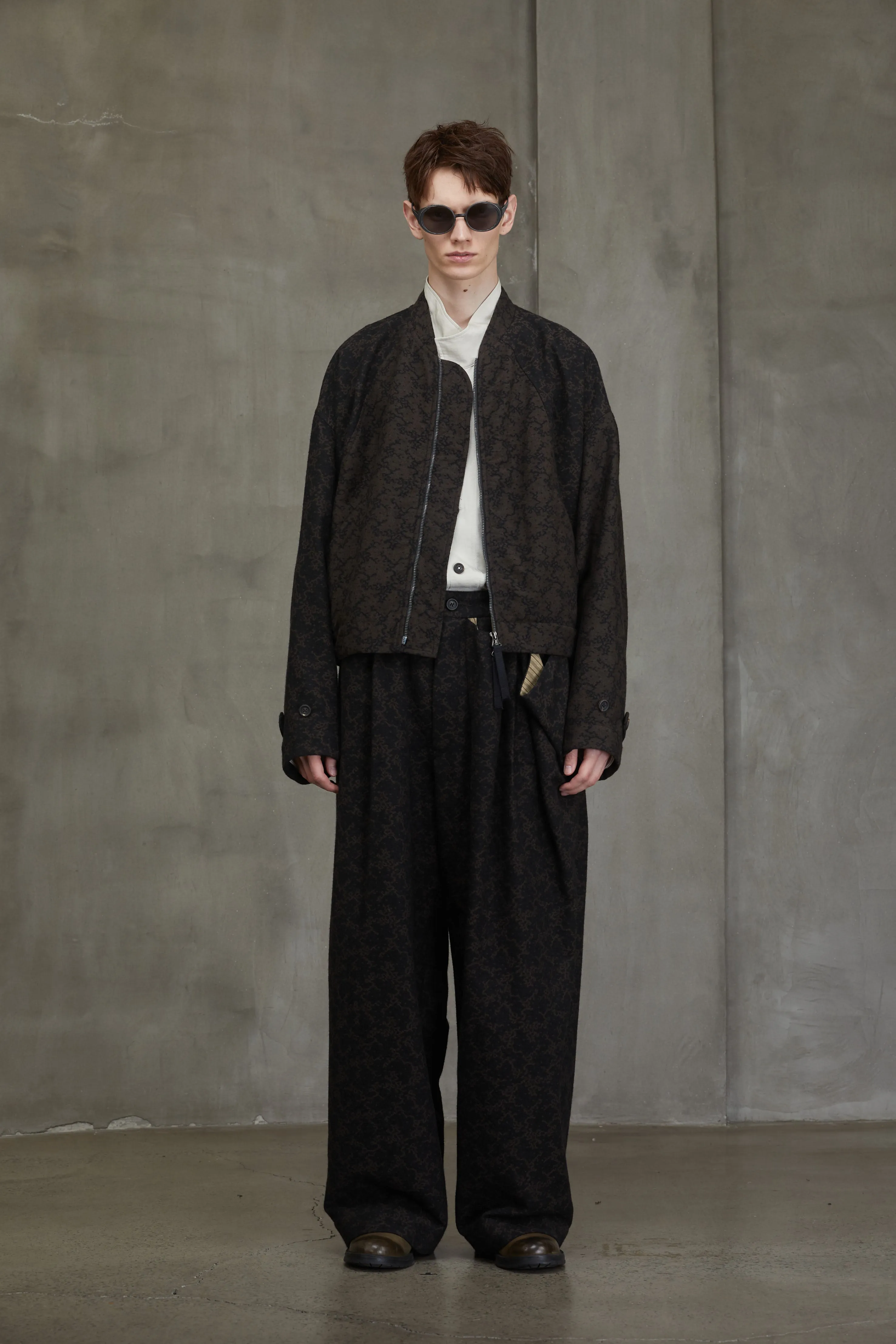 JACQUARD BOMBER JACKET sold by ziggy chen