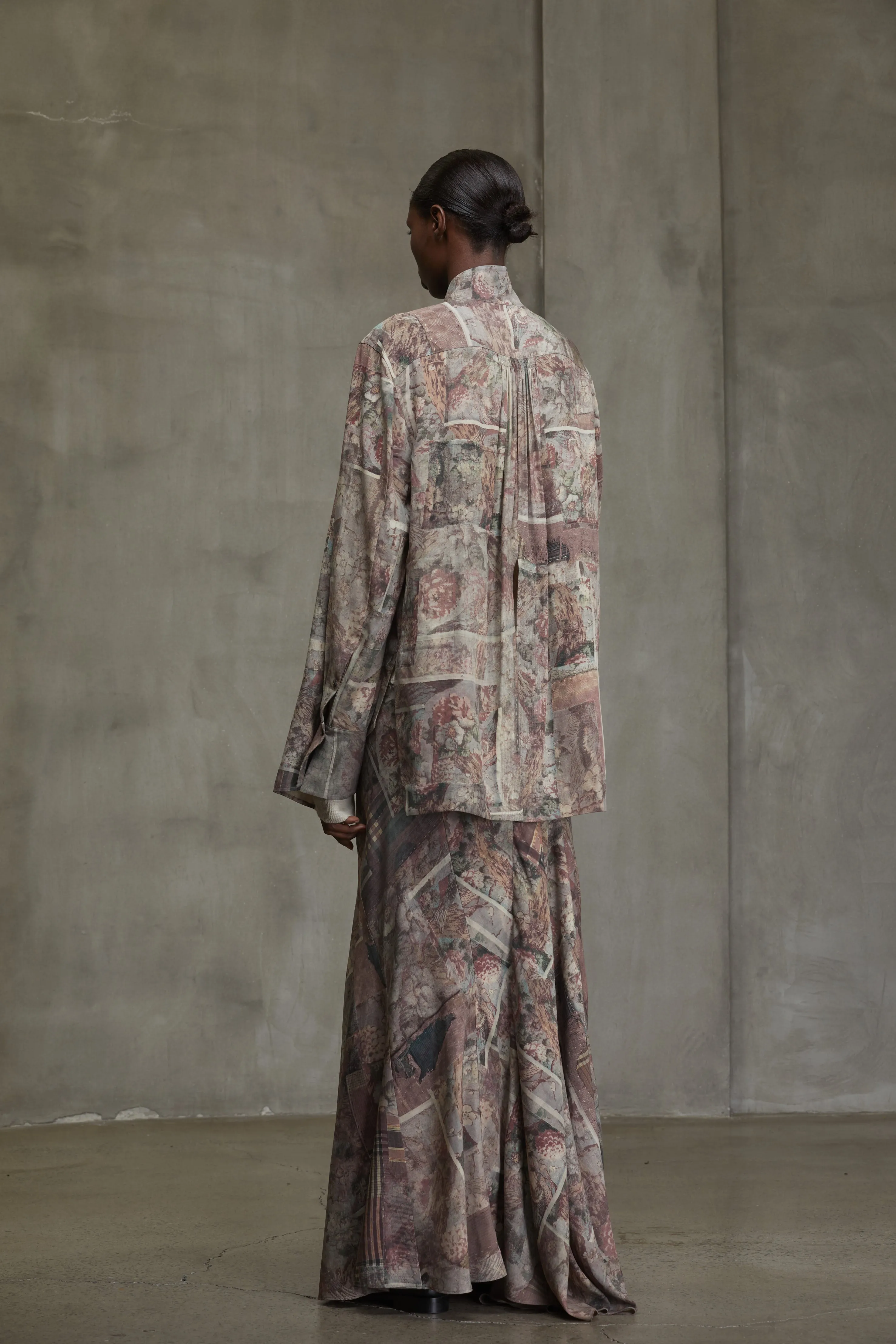 HIGH COLLAR SHIRT sold by ziggy chen product image thumbnail 3