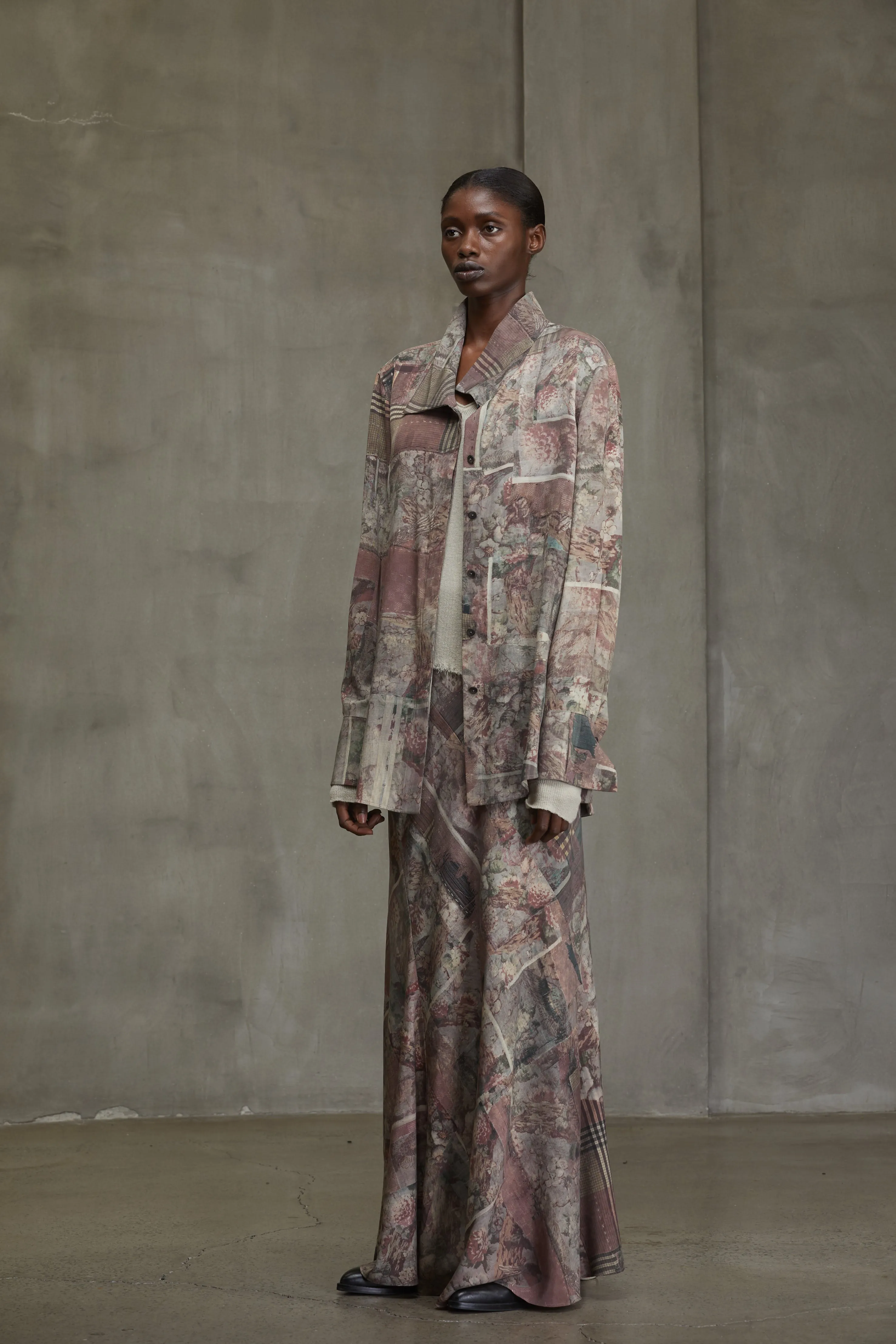 HIGH COLLAR SHIRT sold by ziggy chen product image thumbnail 2