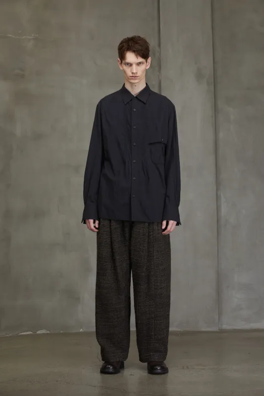 PLEATED POCKET SHIRT sold by ziggy chen