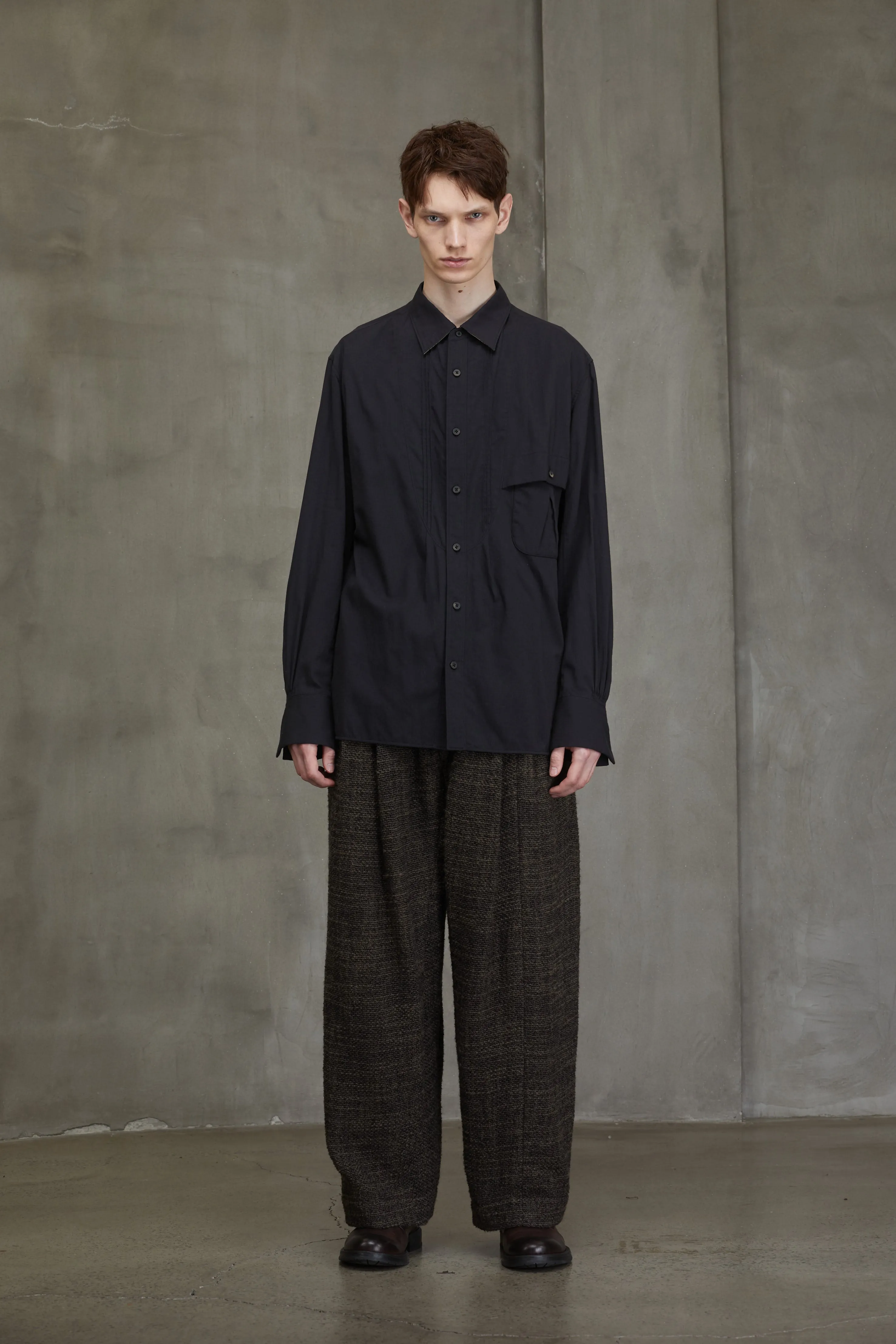 PLEATED POCKET SHIRT sold by ziggy chen