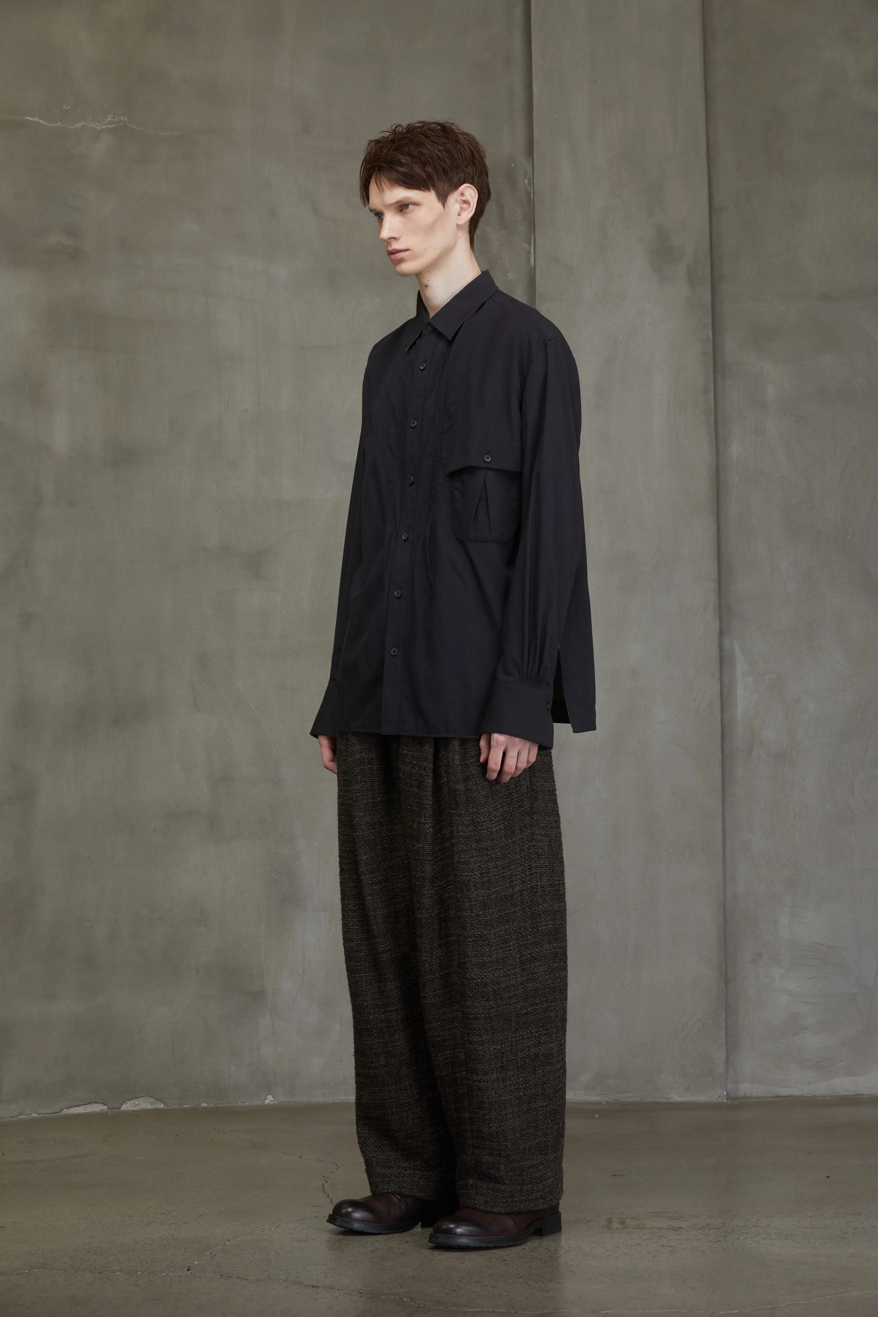 PLEATED POCKET SHIRT sold by ziggy chen product image thumbnail 2