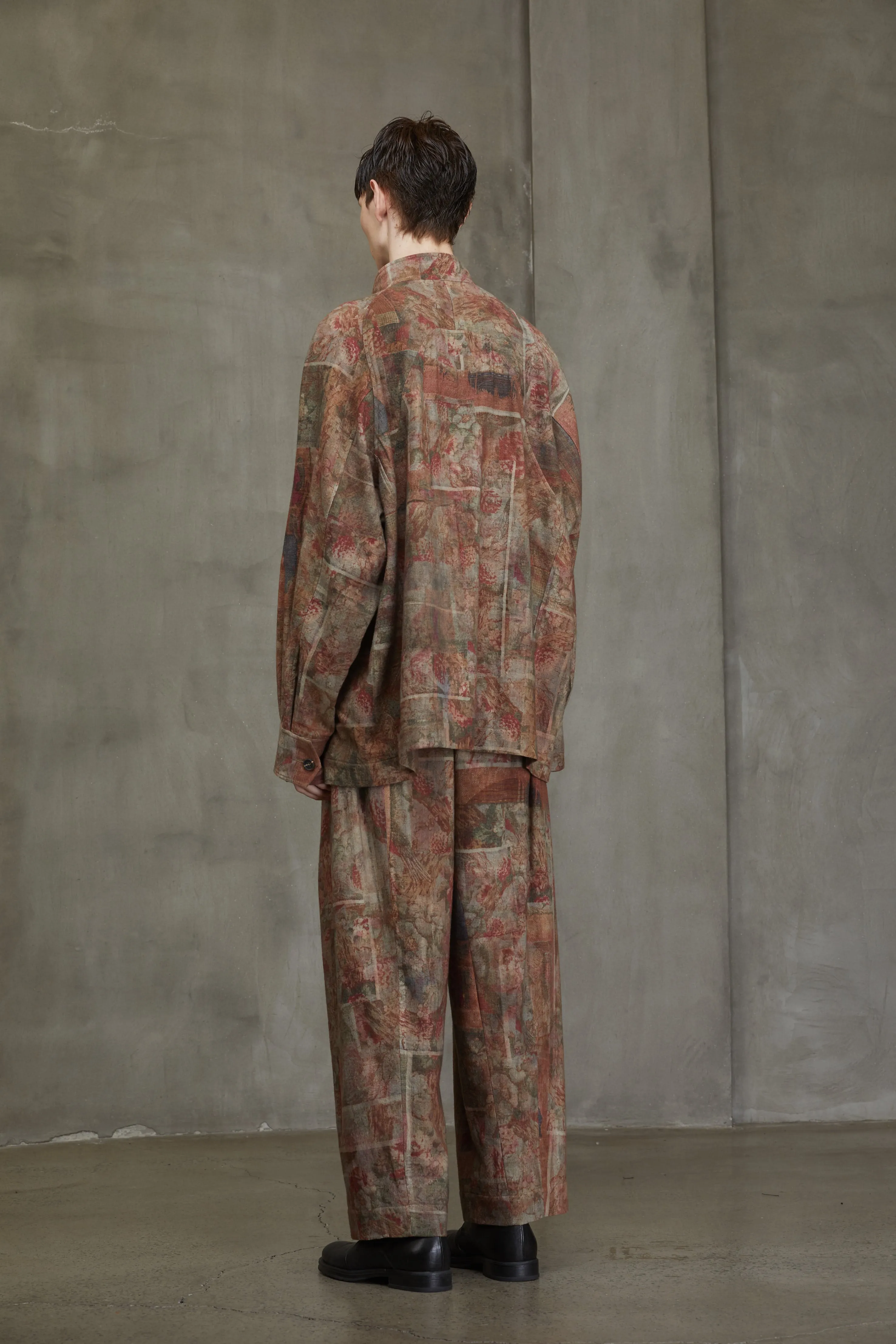 DIGITAL PRINT STAND COLLAR SHIRT sold by ziggy chen product image thumbnail 3