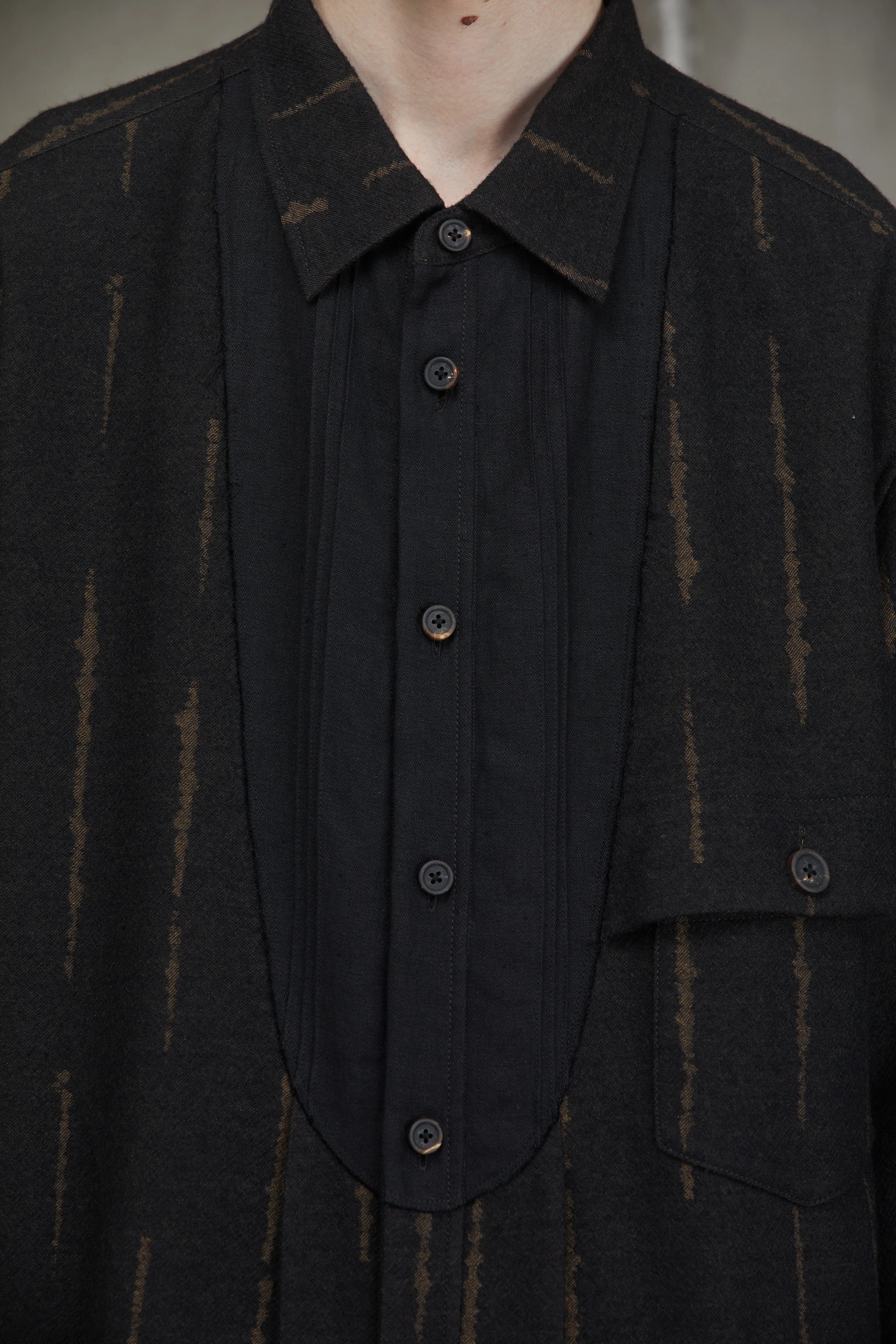 PLEATED LONG SHIRT sold by ziggy chen product image thumbnail 5