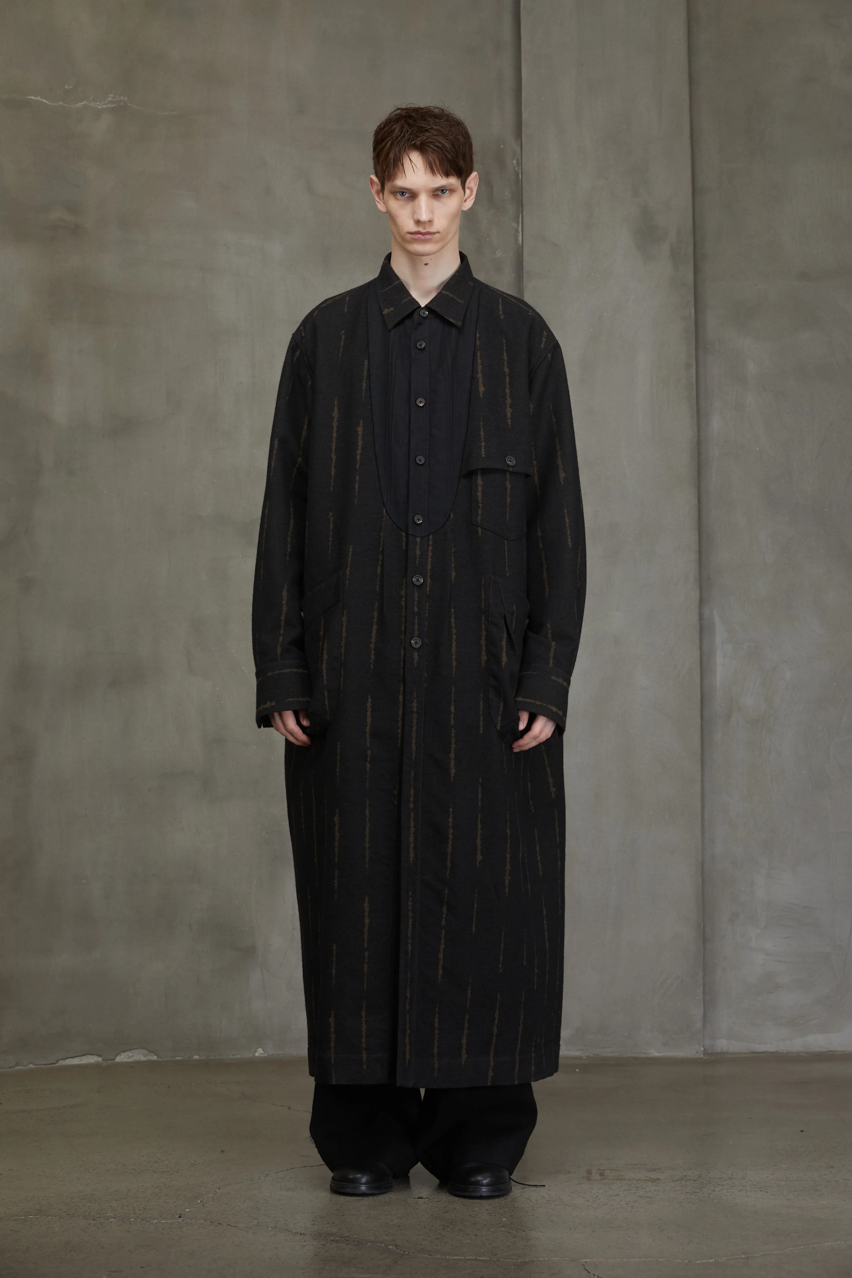 PLEATED LONG SHIRT sold by ziggy chen