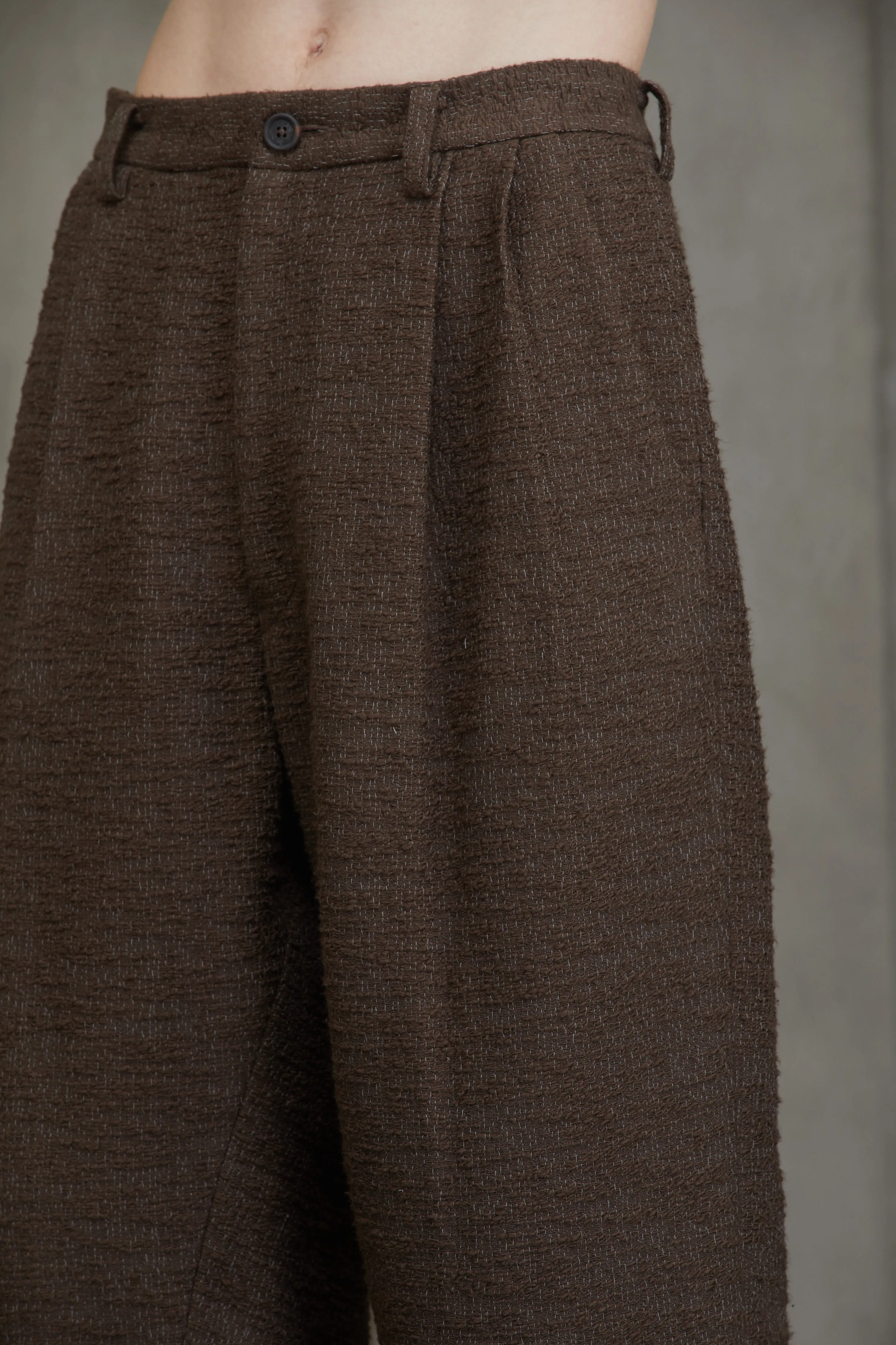 STRAIGHT LEG FRONT PLEAT TROUSERS sold by ziggy chen product image thumbnail 4