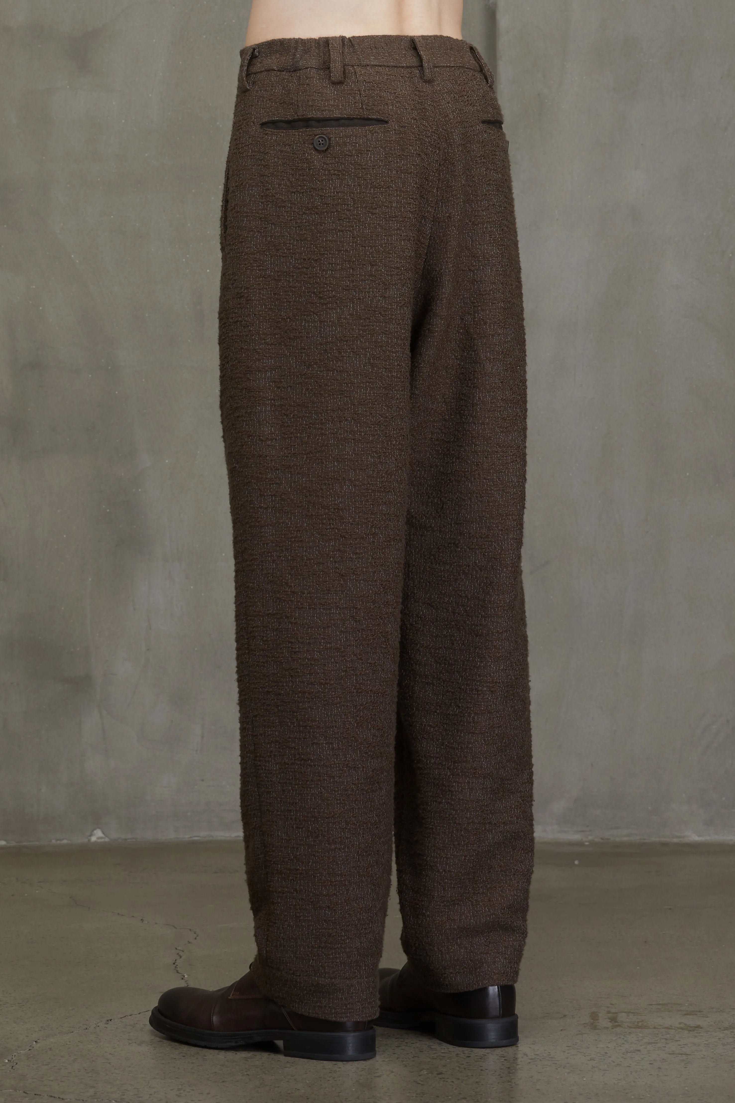 STRAIGHT LEG FRONT PLEAT TROUSERS sold by ziggy chen product image thumbnail 3
