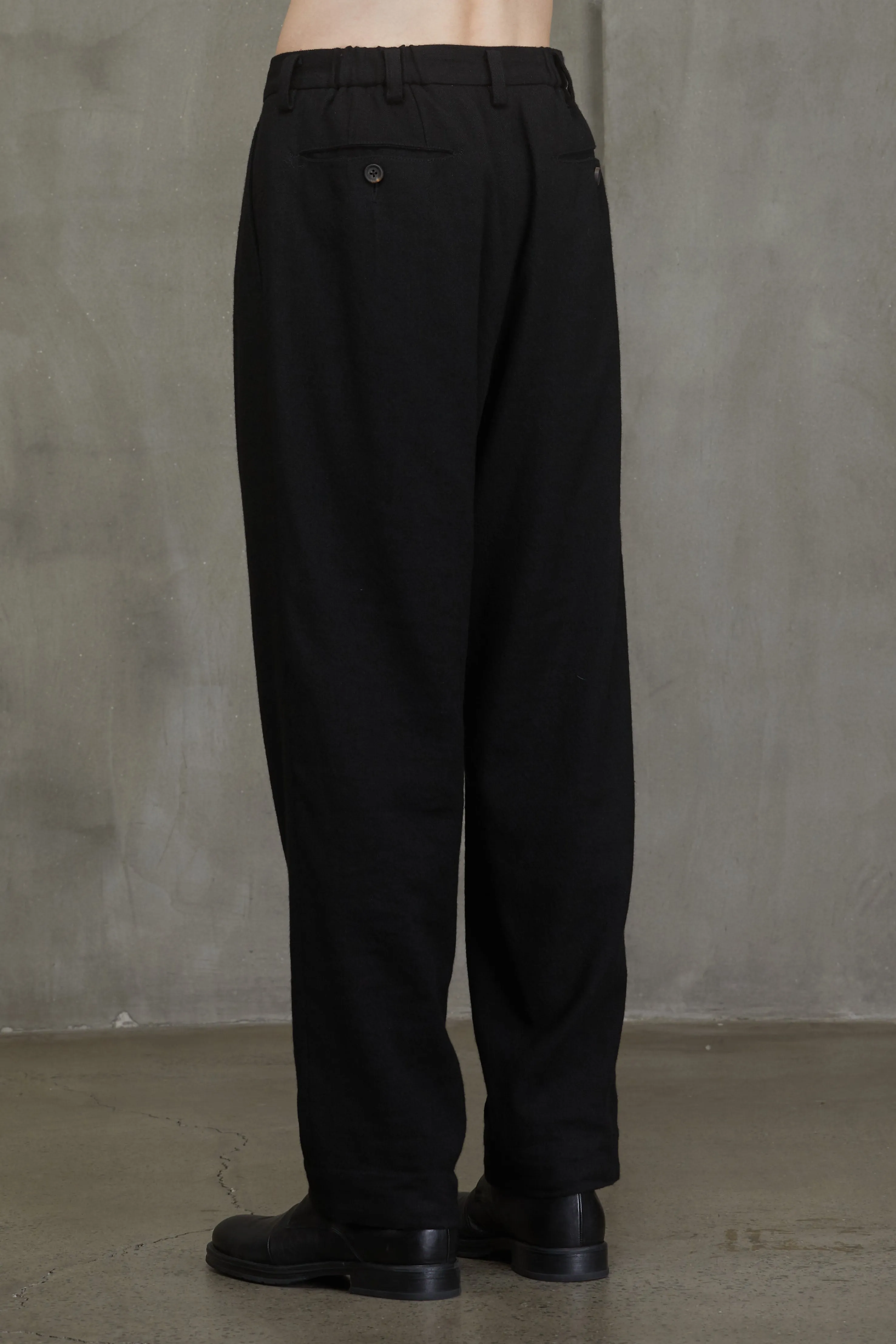 STRAIGHT LEG FRONT PLEAT TROUSERS sold by ziggy chen product image thumbnail 3