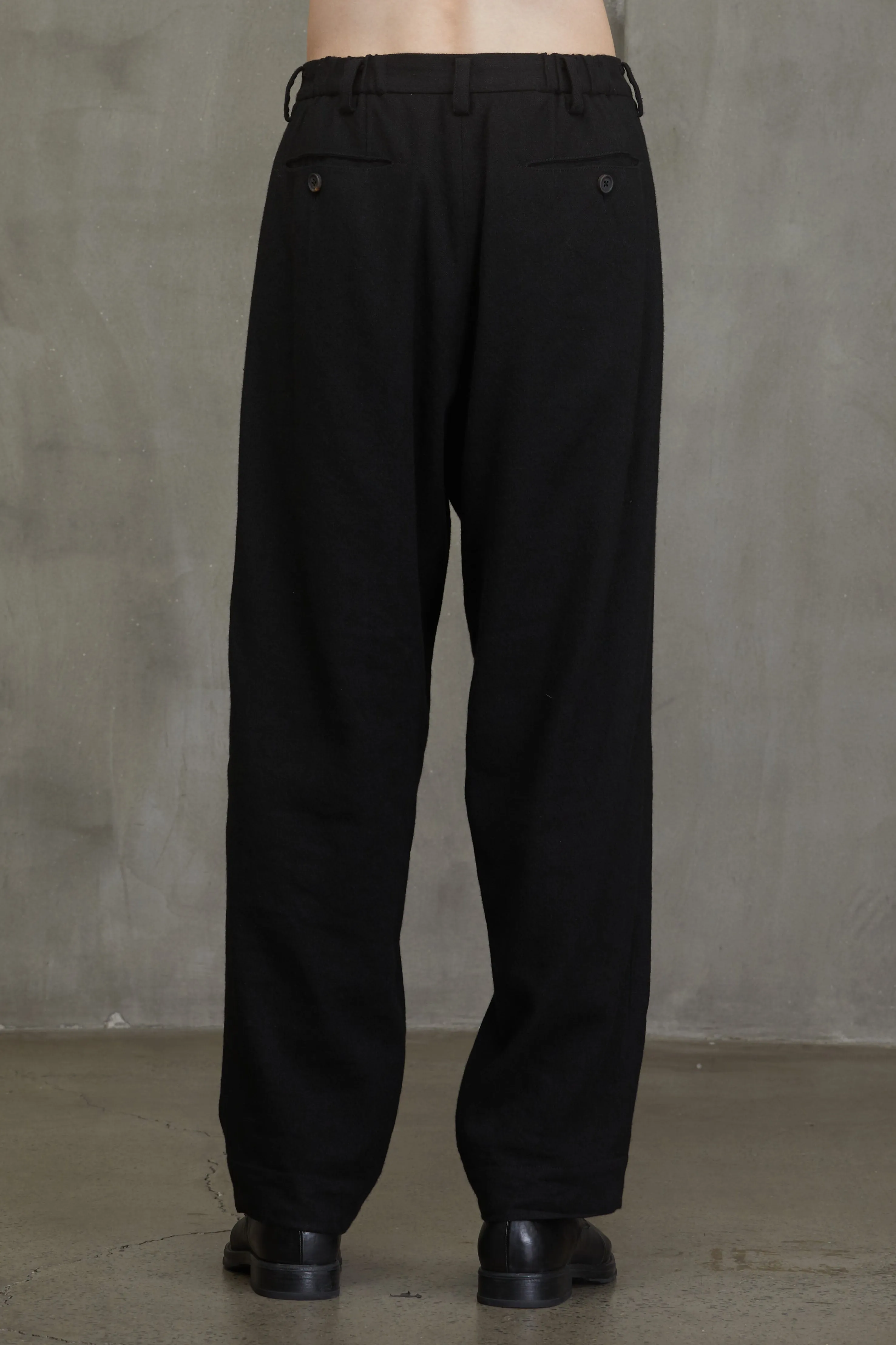 STRAIGHT LEG FRONT PLEAT TROUSERS sold by ziggy chen product image thumbnail 4