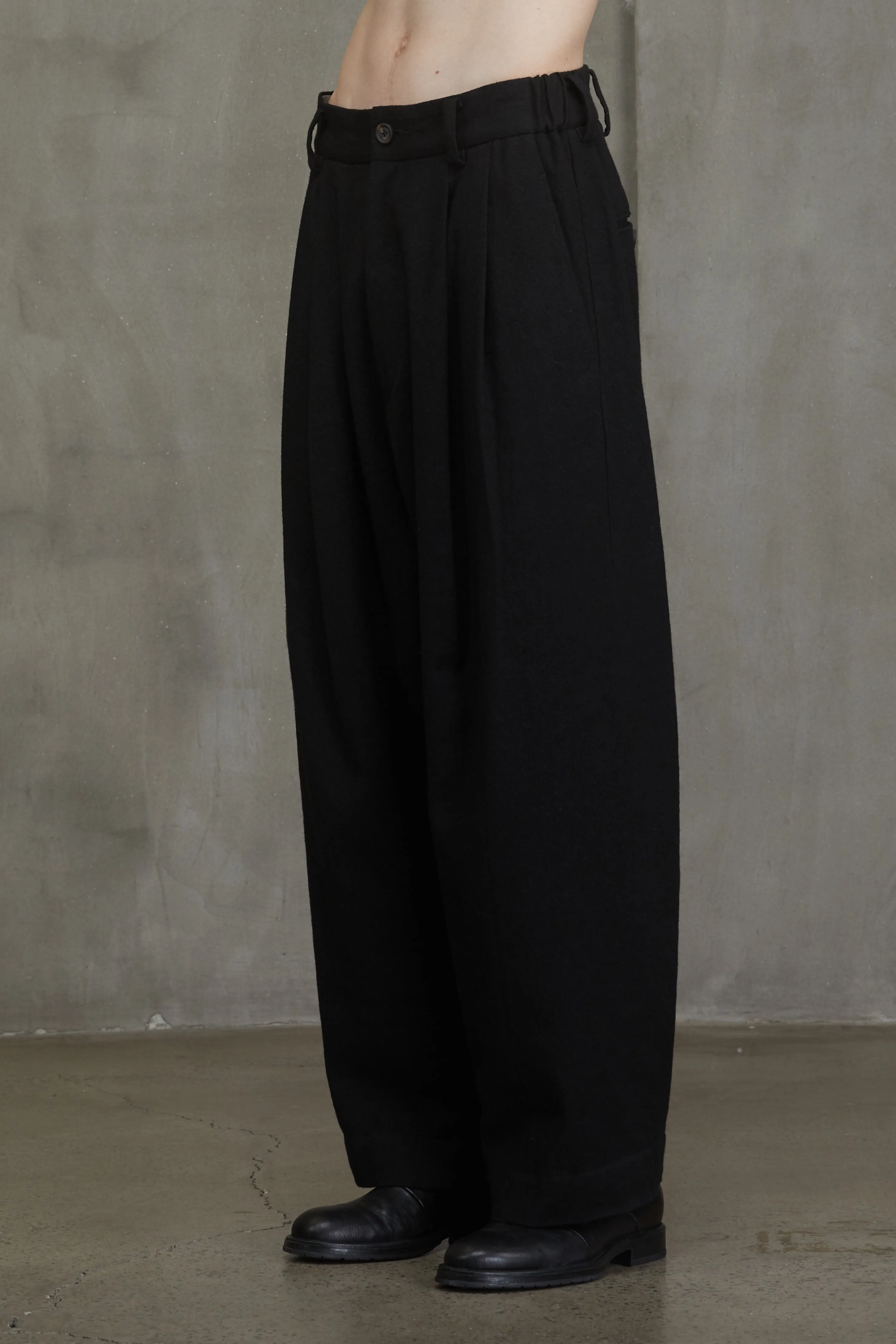 DROP CROTCH WIDE-LEG TROUSERS sold by ziggy chen product image thumbnail 2