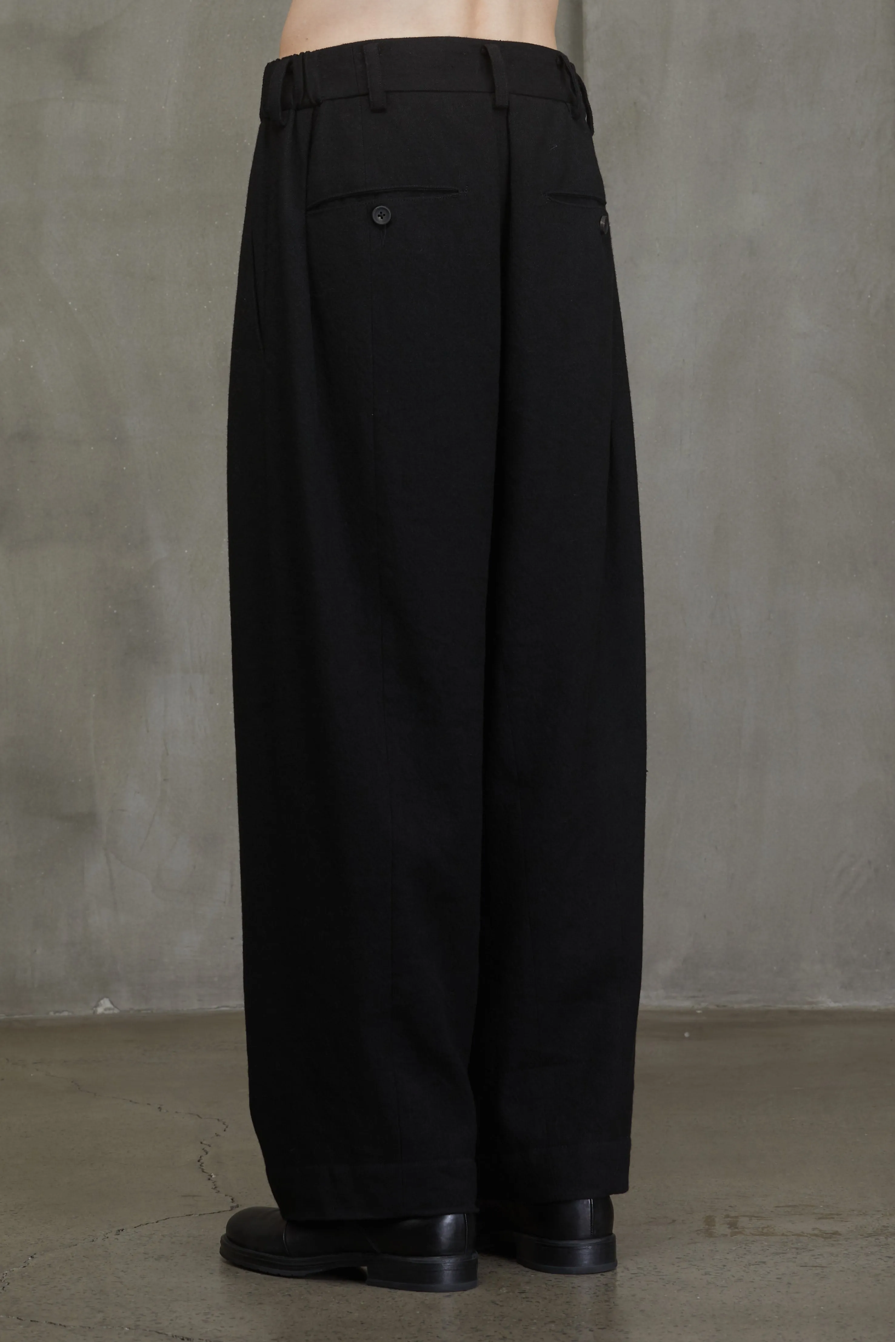 DROP CROTCH WIDE-LEG TROUSERS sold by ziggy chen product image thumbnail 3