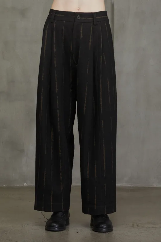 DROP CROTCH WIDE-LEG TROUSERS sold by ziggy chen